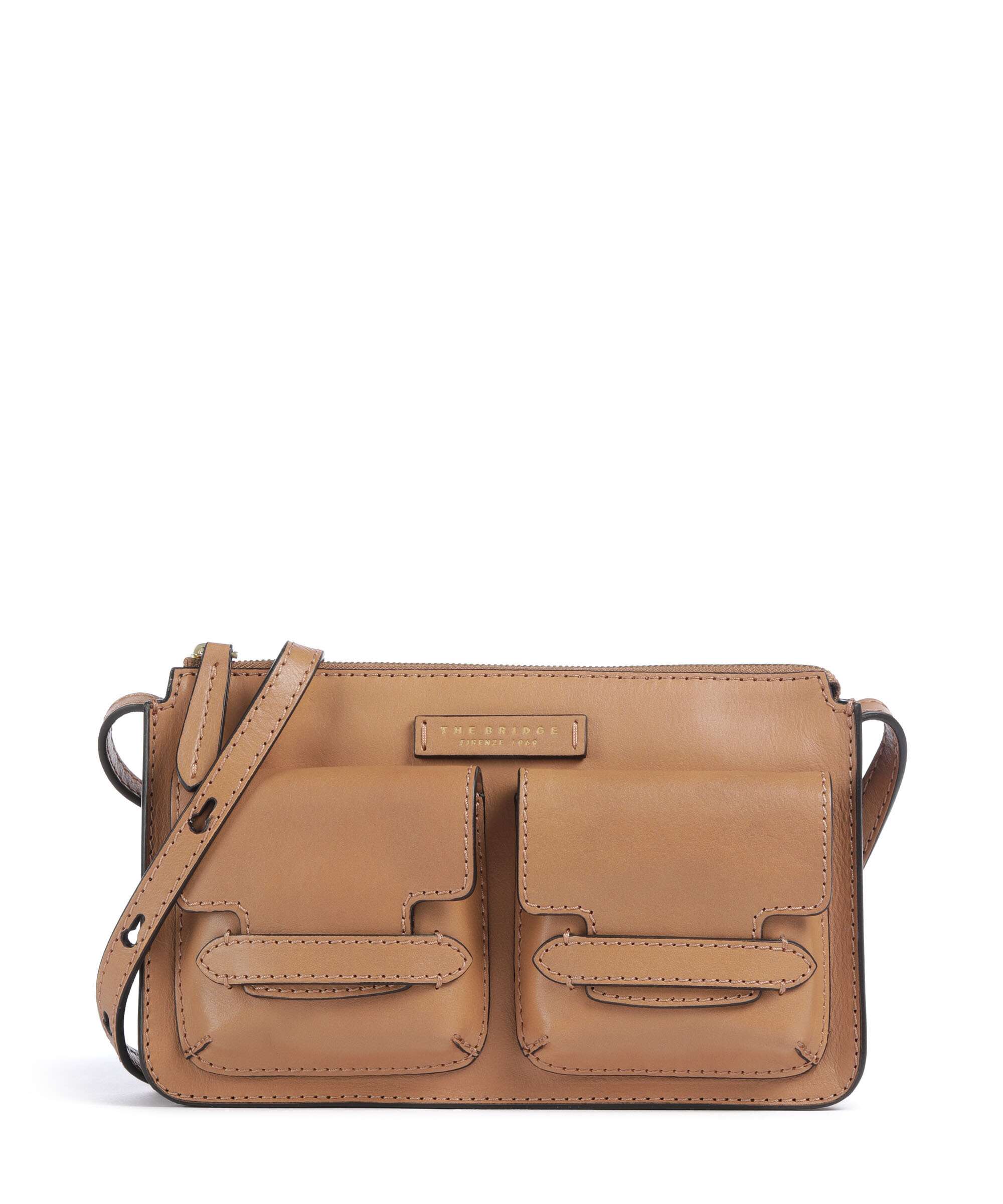 The Bridge Lucrezia Crossbody tas marzipan