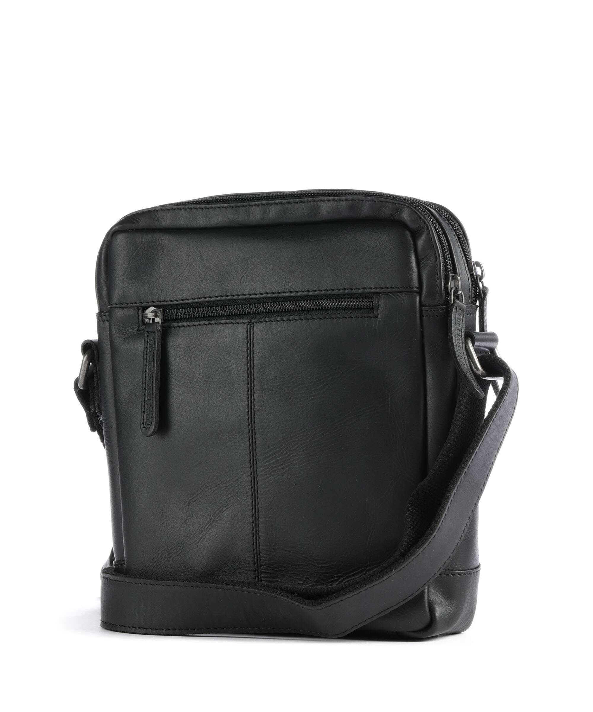 The Chesterfield Brand Cow Wax Pull Up Arnhem Crossbody tas black - Image 2