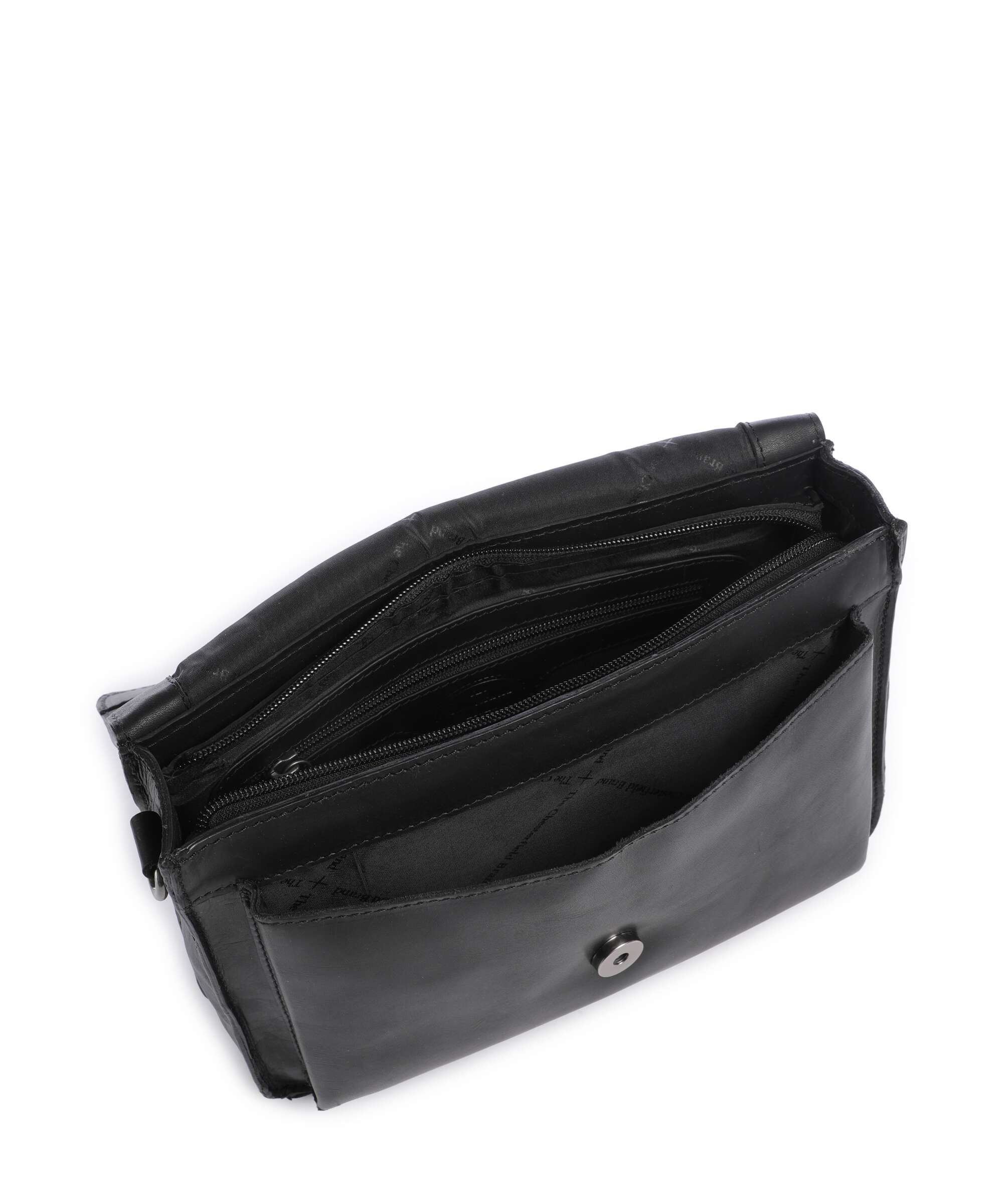 The Chesterfield Brand Cow Wax Pull Up Aviles Schoudertas black - Image 6