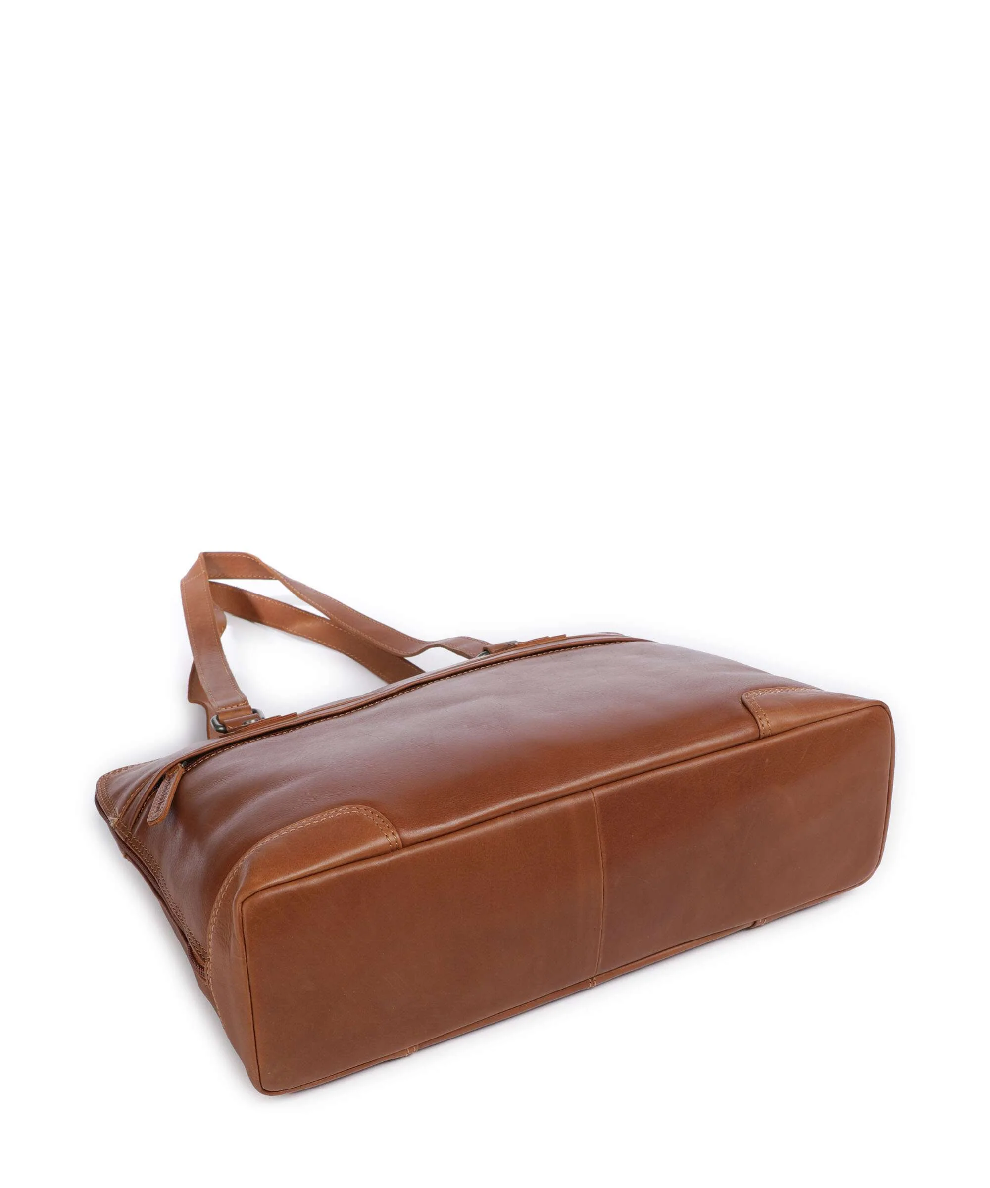 The Chesterfield Brand Cow Wax Pull Up Branson Schoudertas cognac - Image 5
