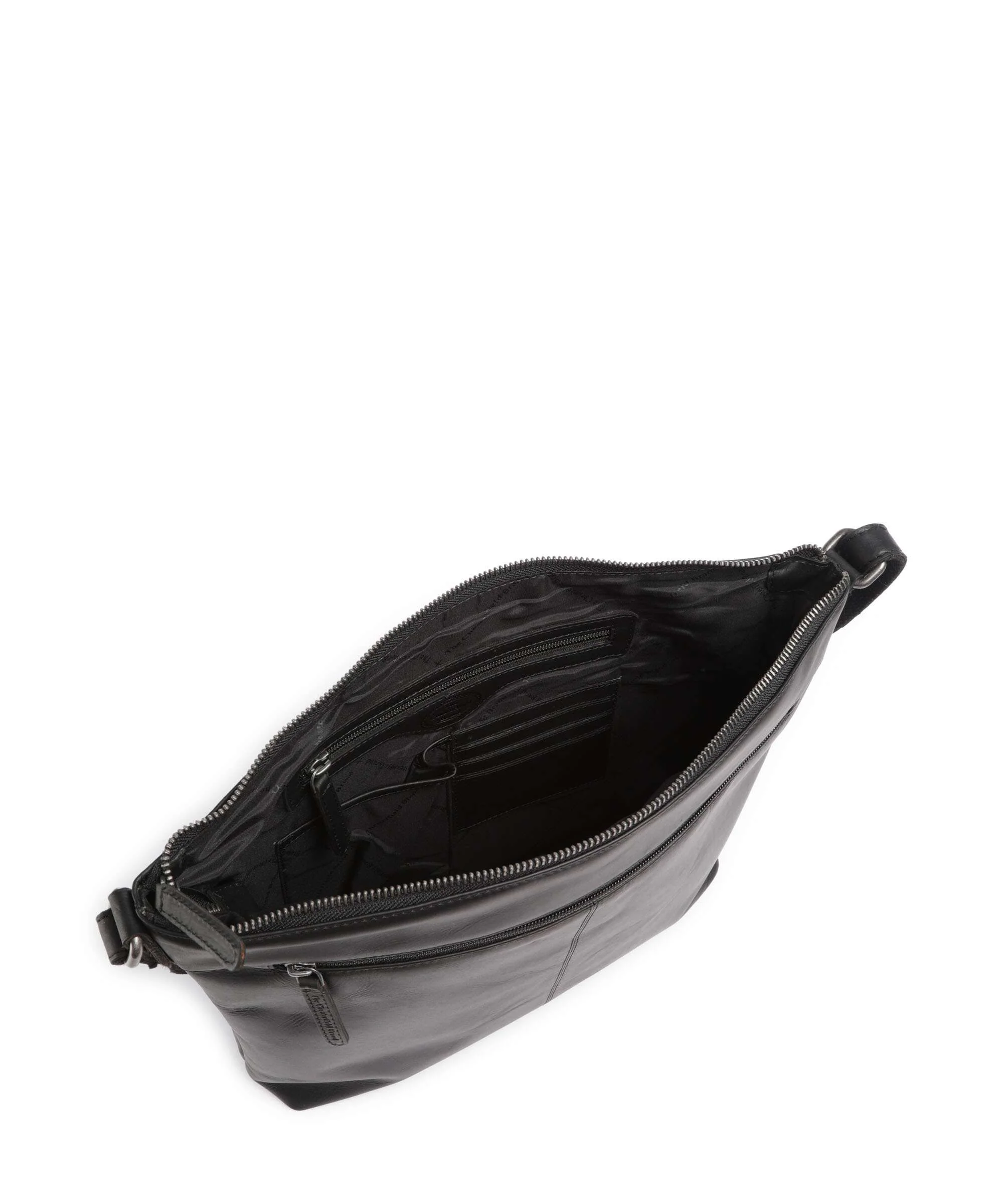 The Chesterfield Brand Cow Wax Pull Up Cartagena Crossbody tas black - Image 6