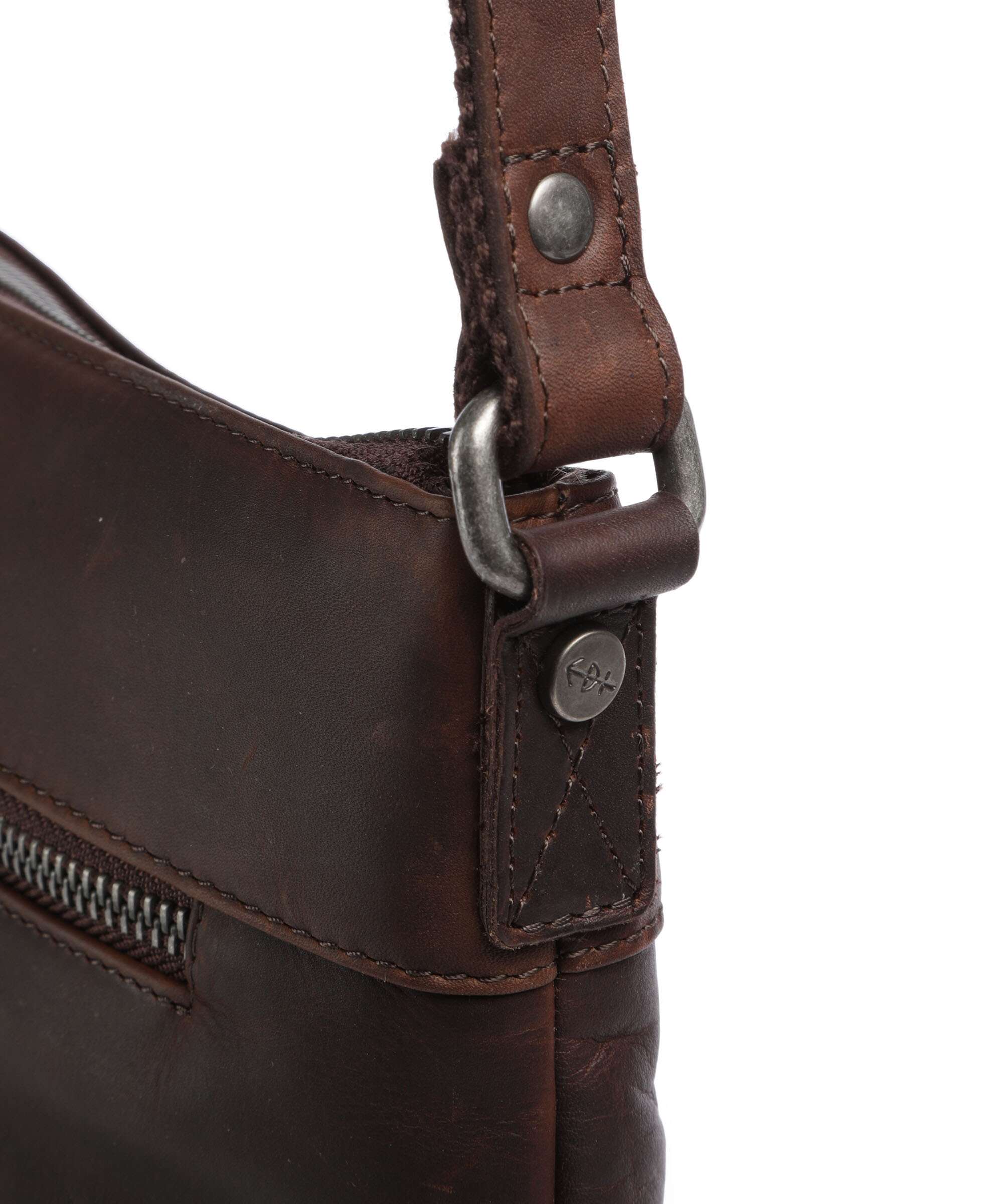 The Chesterfield Brand Cow Wax Pull Up Cartagena Crossbody tas brown - Image 4