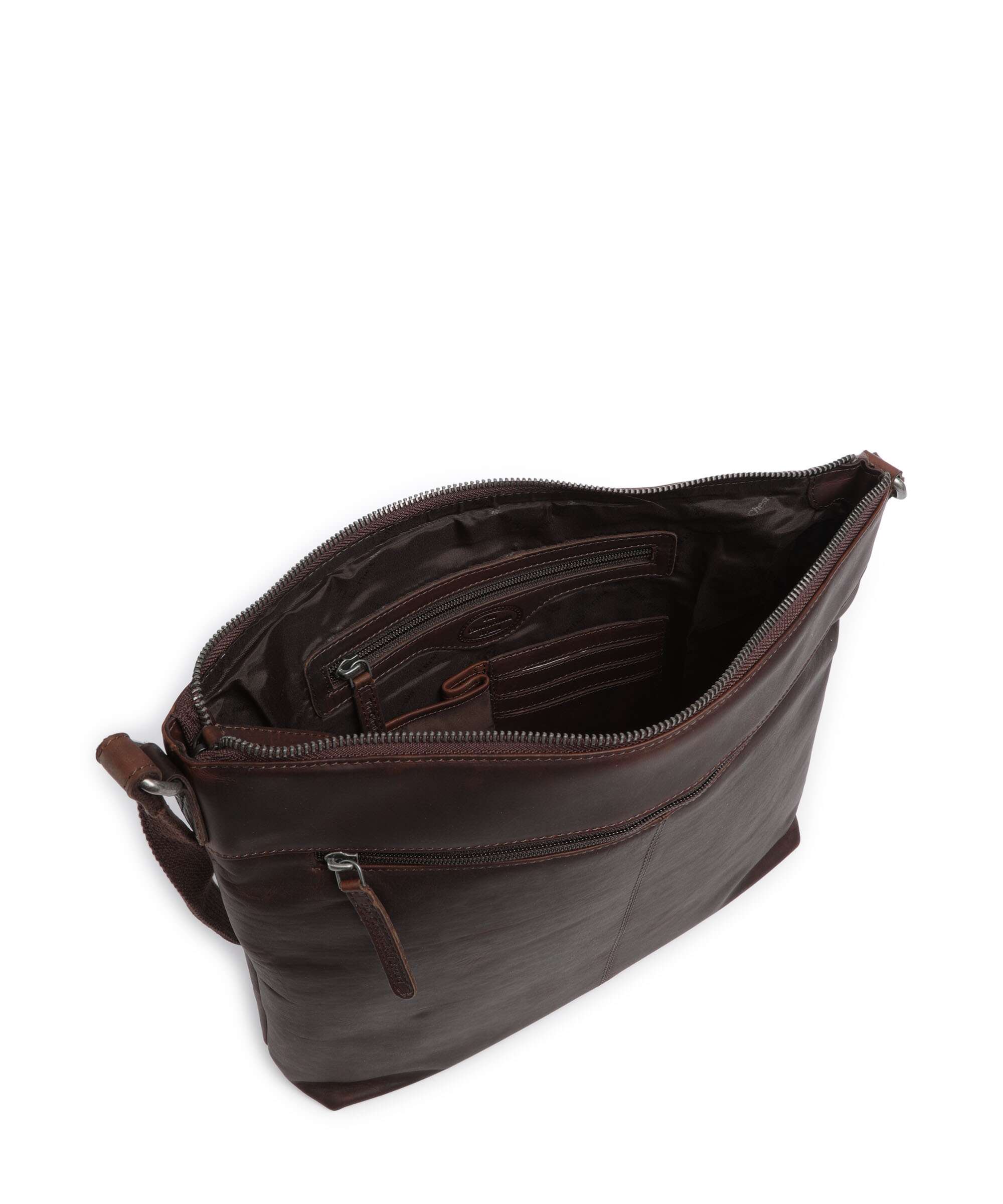 The Chesterfield Brand Cow Wax Pull Up Cartagena Crossbody tas brown - Image 6