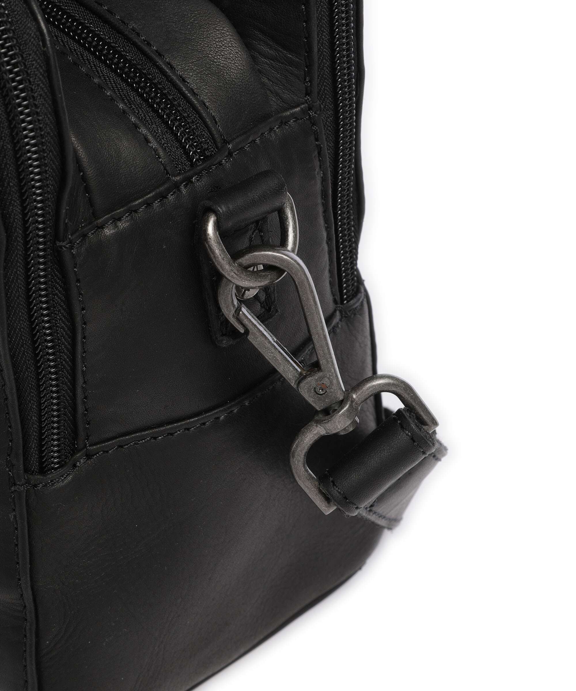 The Chesterfield Brand Cow Wax Pull Up Ezra Handtas black - Image 4