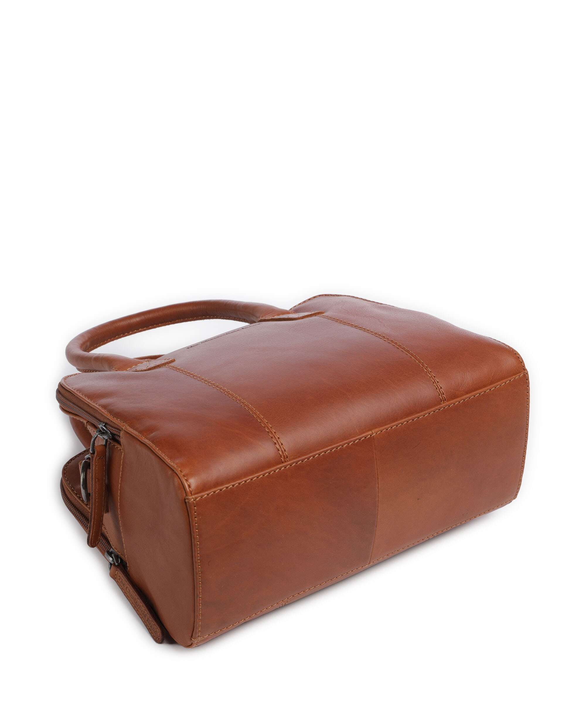 The Chesterfield Brand Cow Wax Pull Up Ezra Handtas cognac - Image 5