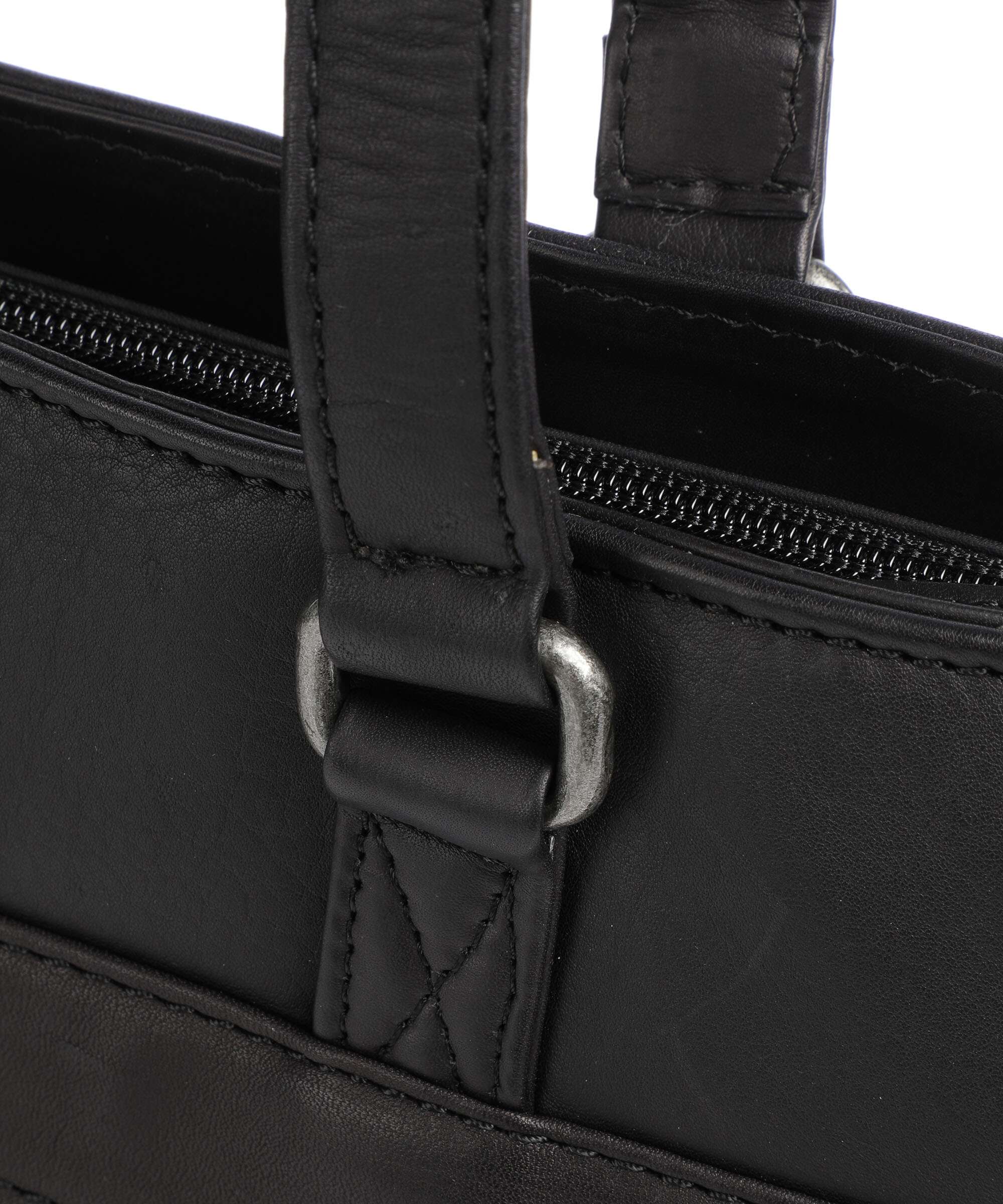 The Chesterfield Brand Cow Wax Pull Up Fidenza Boodschappentas black - Image 3