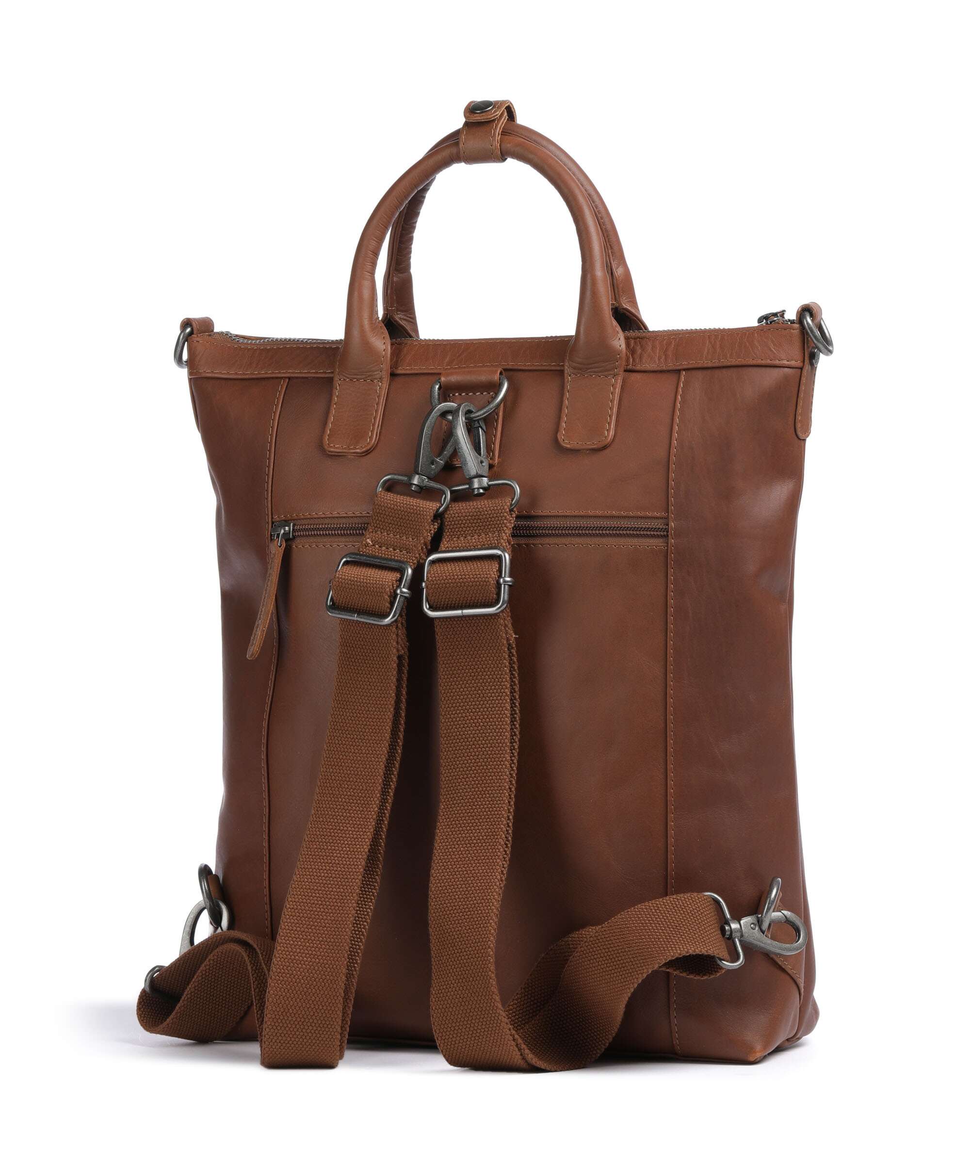 The Chesterfield Brand Cow Wax Pull Up Luisa Rugzak-tas cognac - Image 2