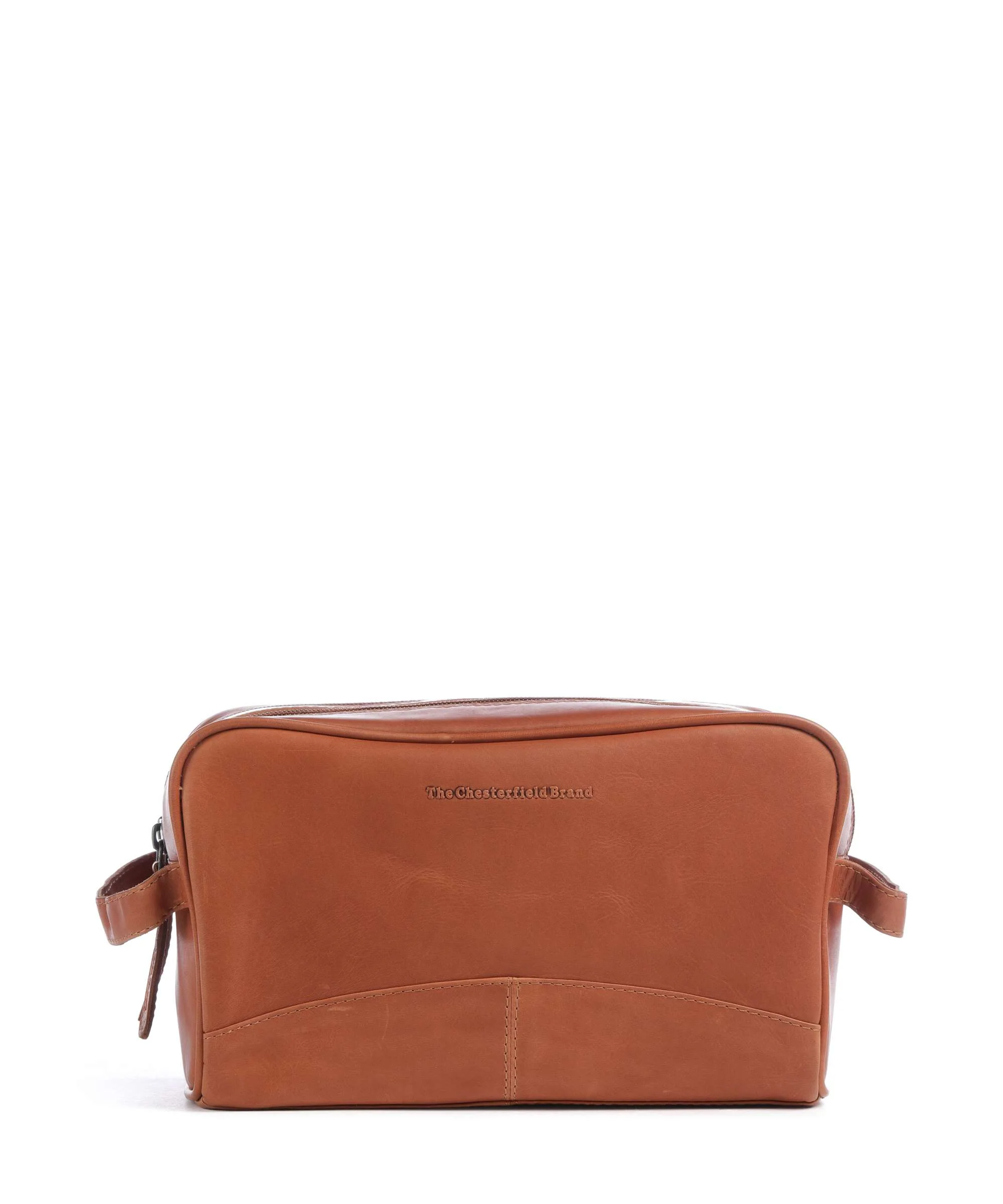 The Chesterfield Brand Cow Wax Pull Up Stacey Toilettas cognac