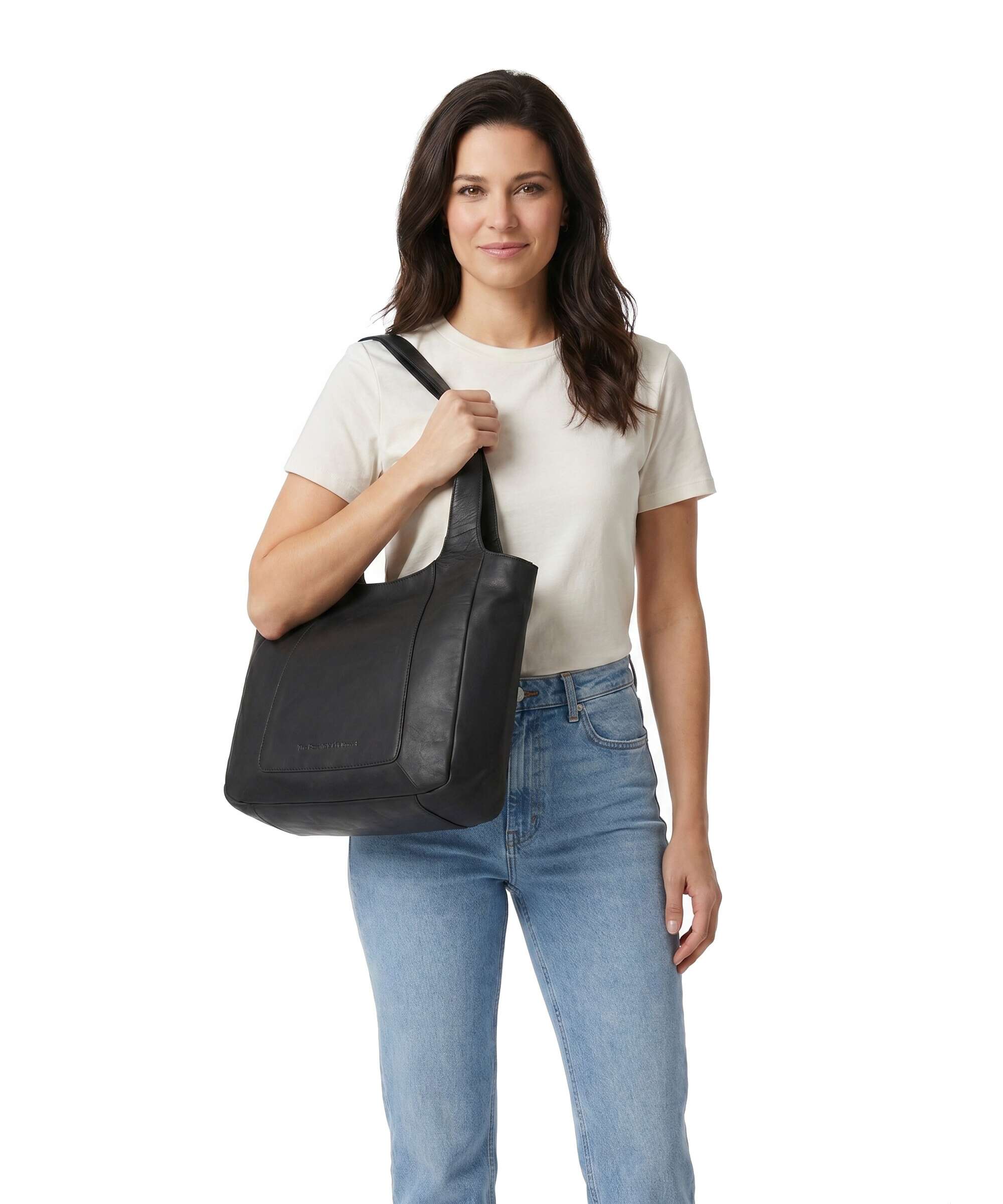 The Chesterfield Brand Cow Wax Pull Up Tofino Boodschappentas black - Image 3