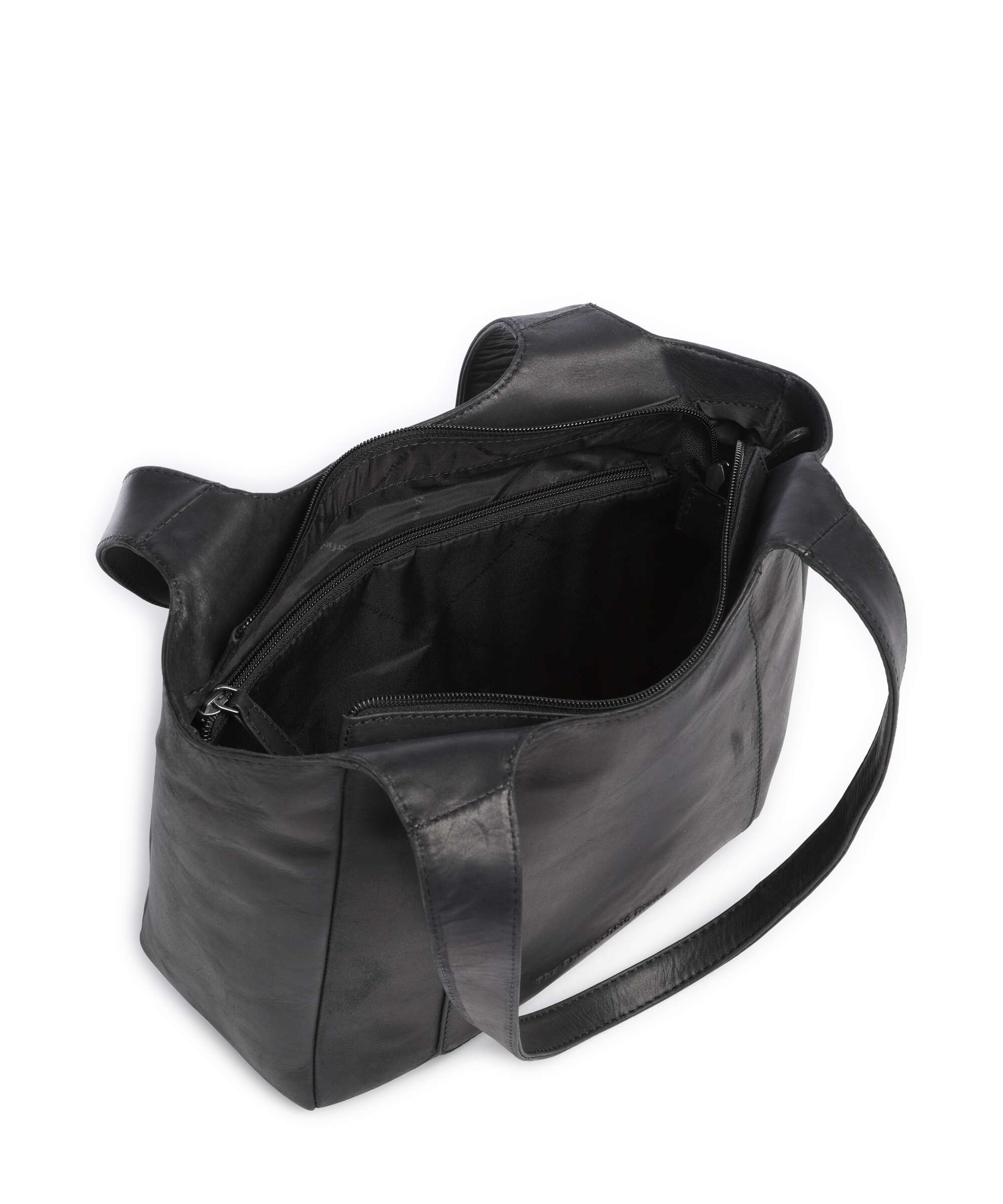 The Chesterfield Brand Cow Wax Pull Up Tofino Boodschappentas black - Image 5