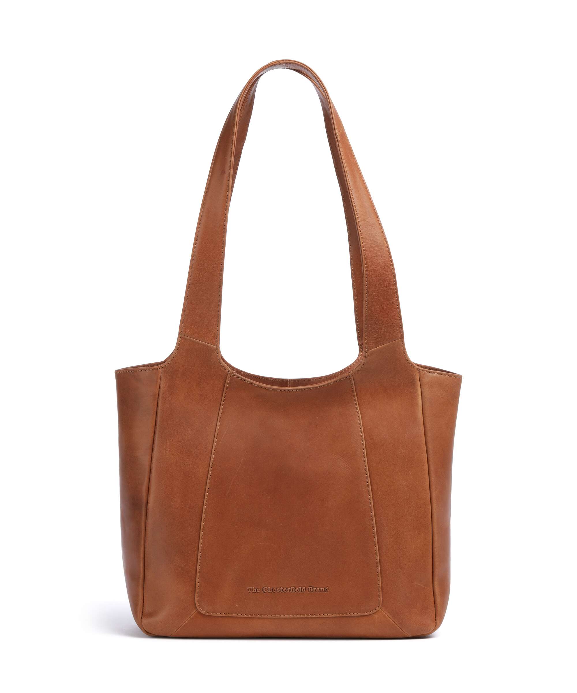 The Chesterfield Brand Cow Wax Pull Up Tofino Boodschappentas cognac