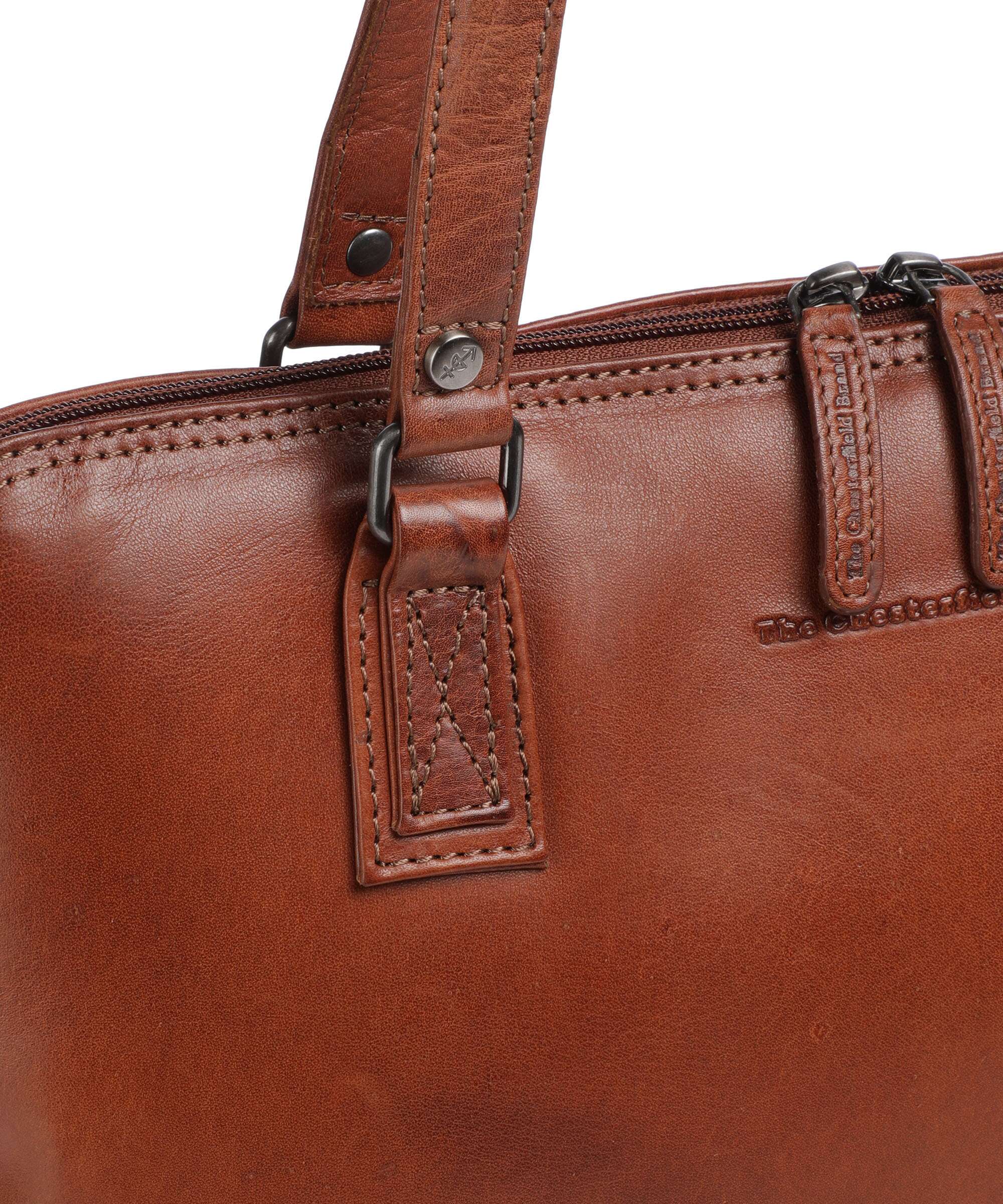 The Chesterfield Brand Novum Selvino Schoudertas cognac - Image 4