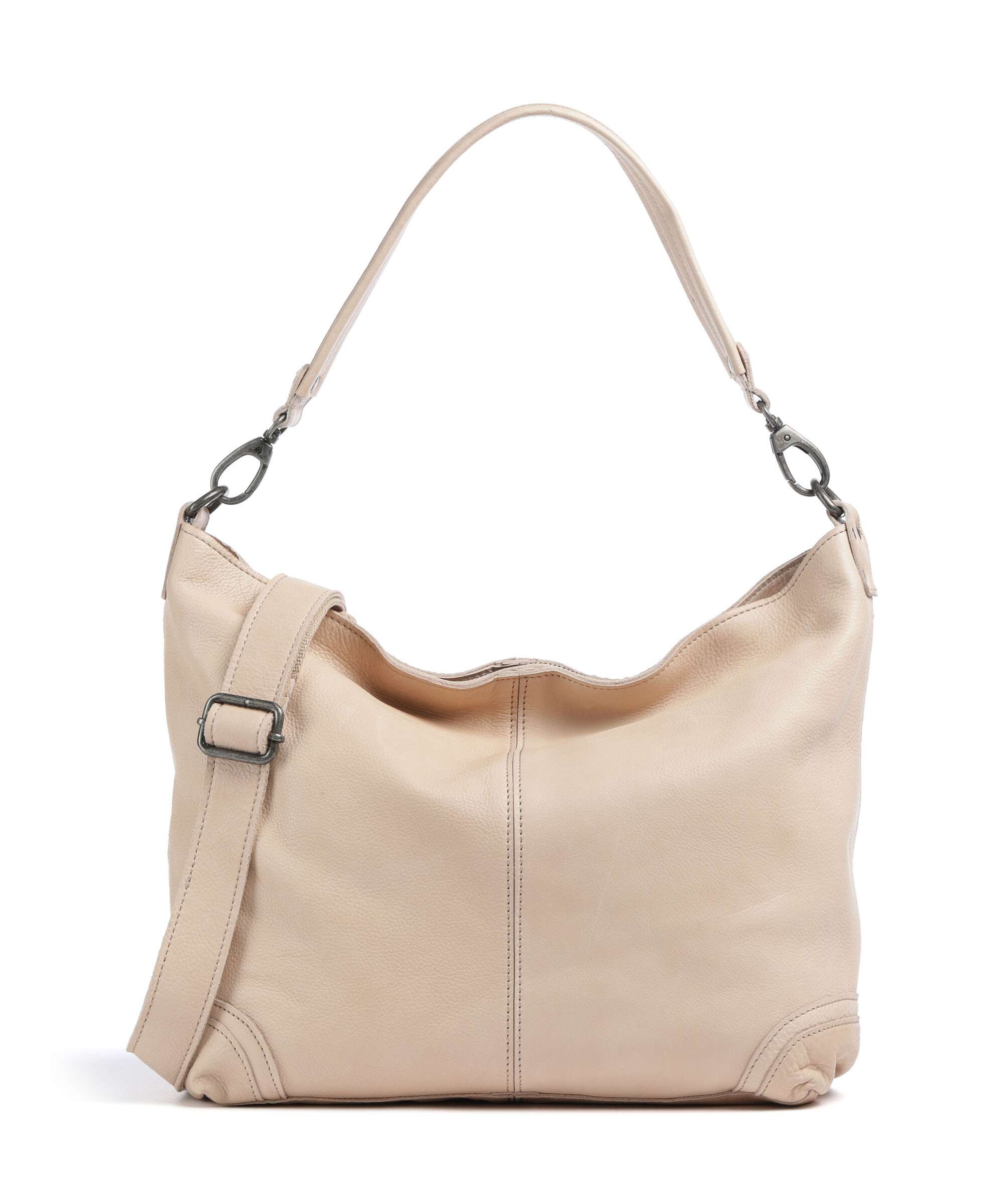 The Chesterfield Brand Washed Waxed Cow Bolivia Hobo tas beige