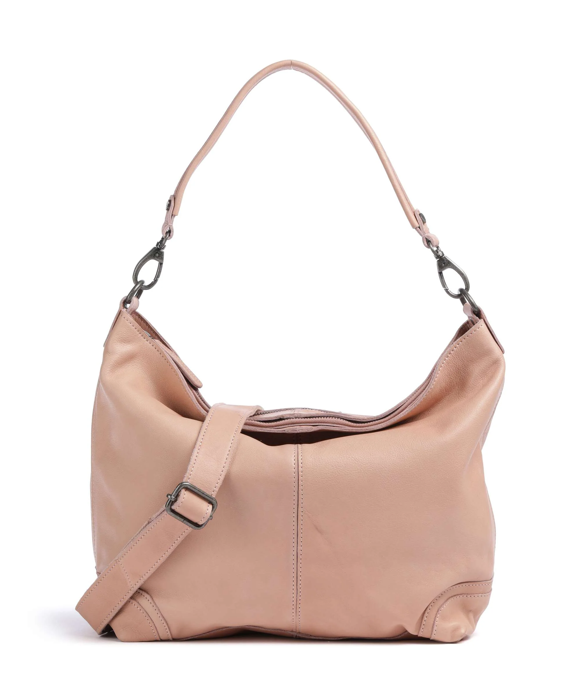 The Chesterfield Brand Washed Waxed Cow Bolivia Hobo tas vintage rose