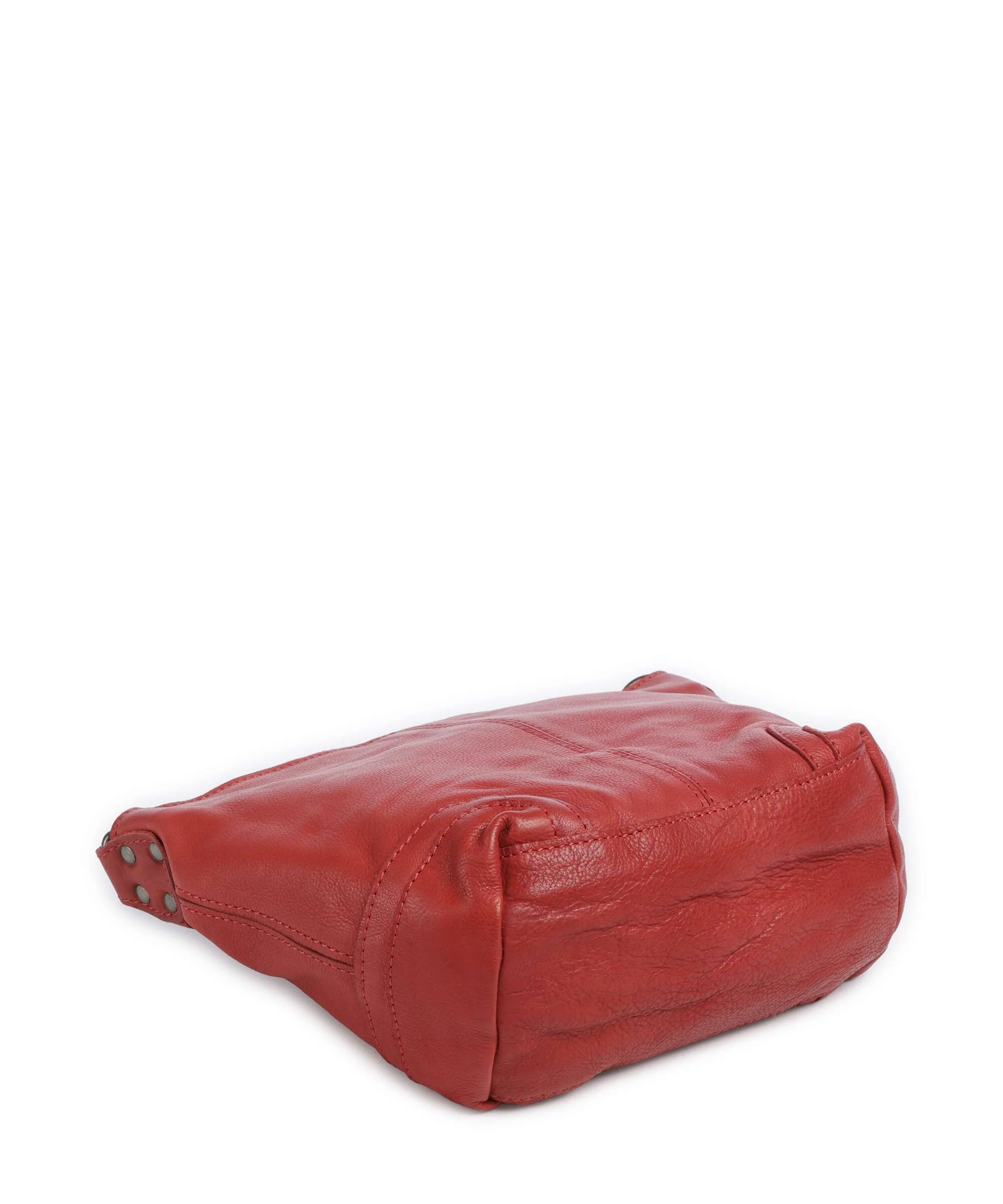 The Chesterfield Brand Washed Waxed Cow Lucy Schoudertas red - Image 4