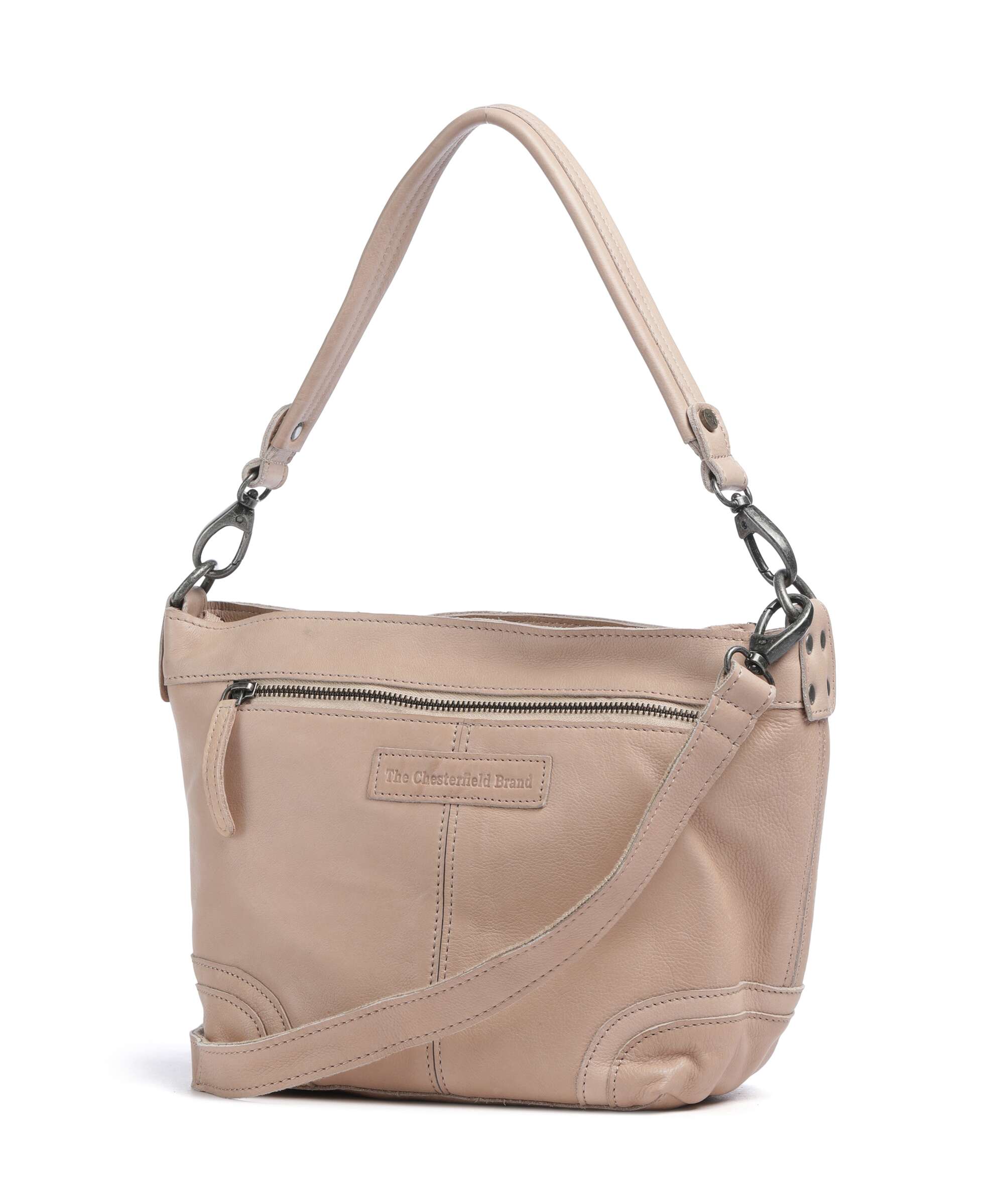 The Chesterfield Brand Washed Waxed Cow Lucy Schoudertas beige - Image 2