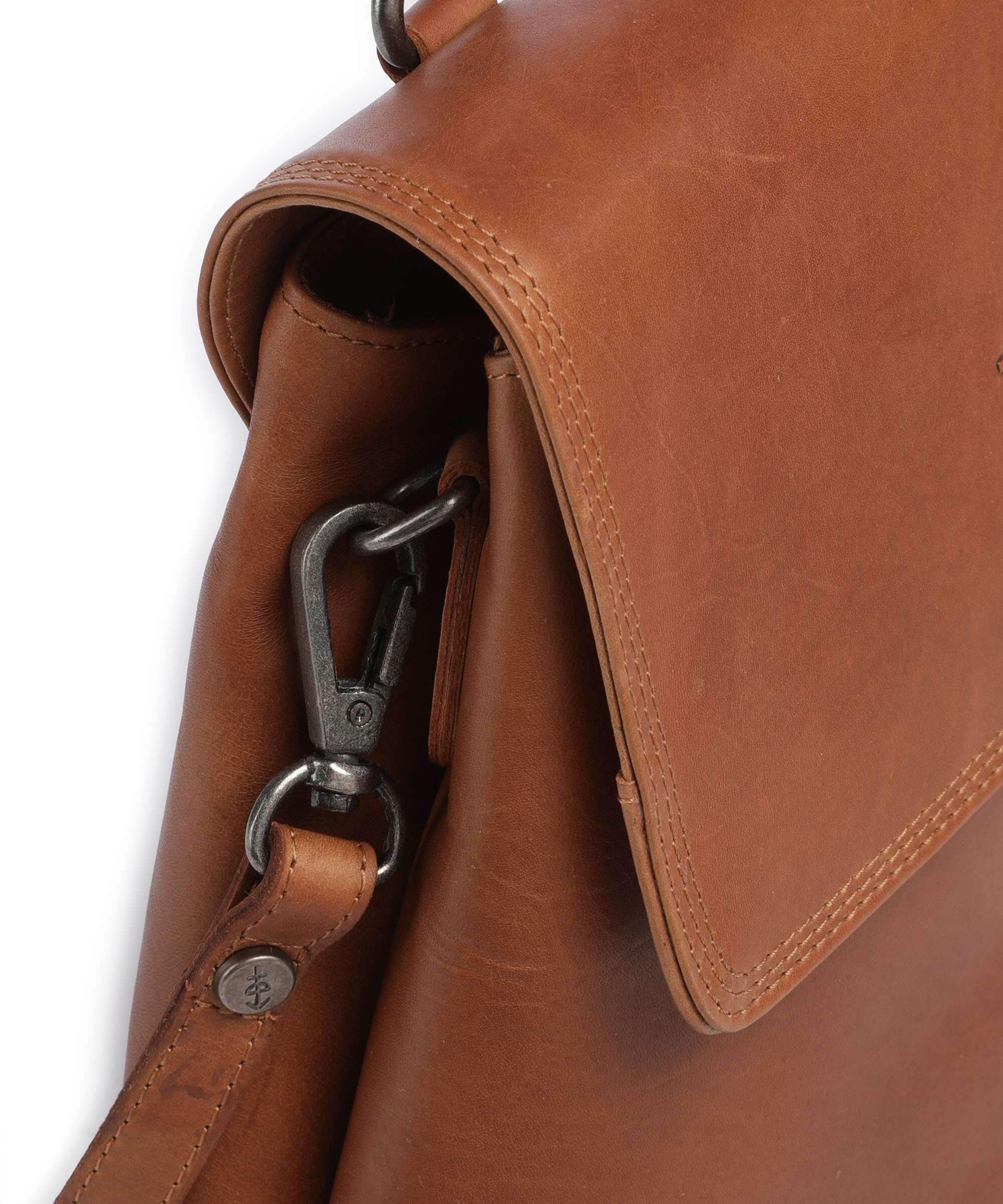 The Chesterfield Brand Wax Pull Up Cow Angera Handtas cognac - Image 4