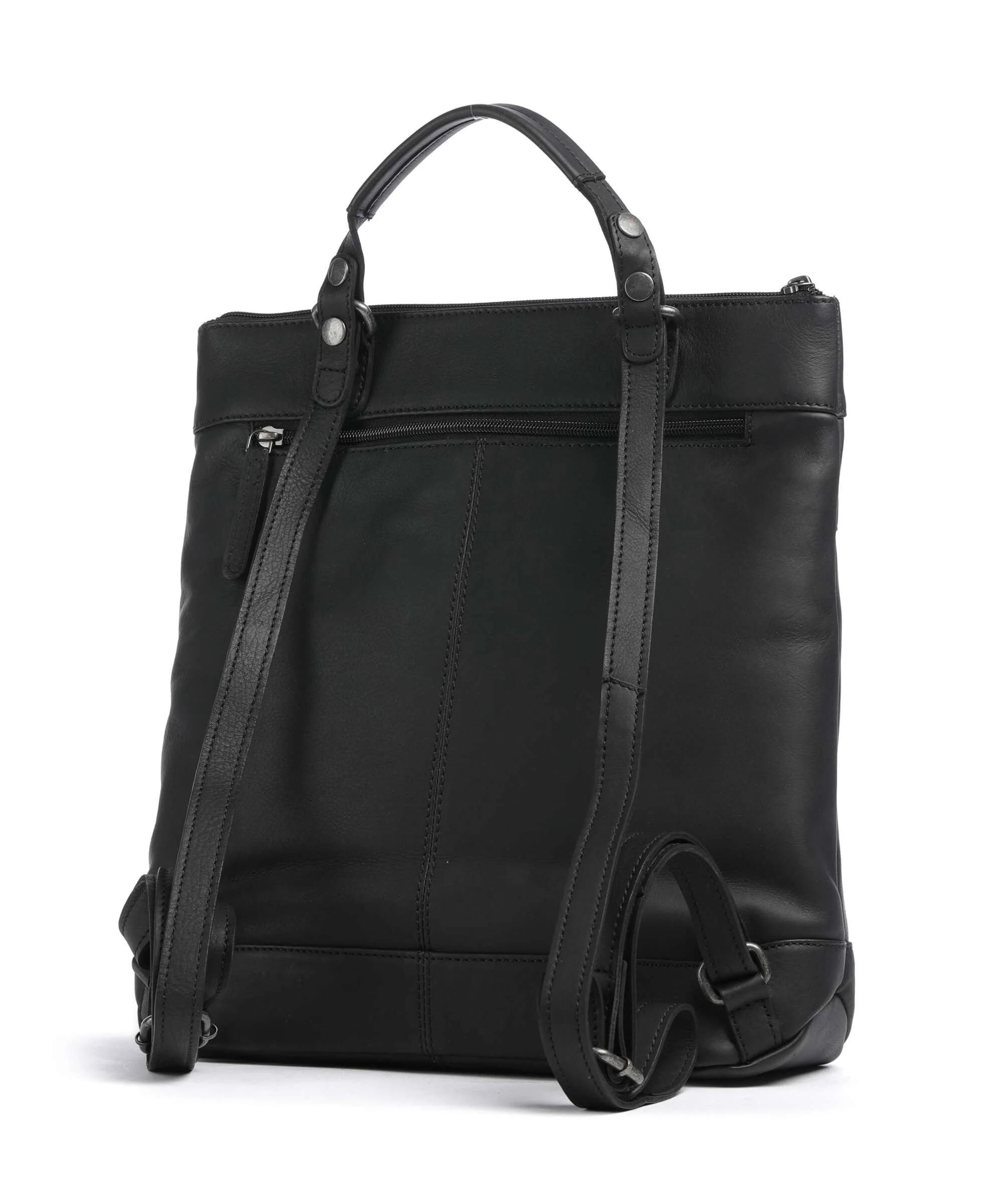 The Chesterfield Brand Wax Pull Up Cow Caldero Rugzak black - Image 2