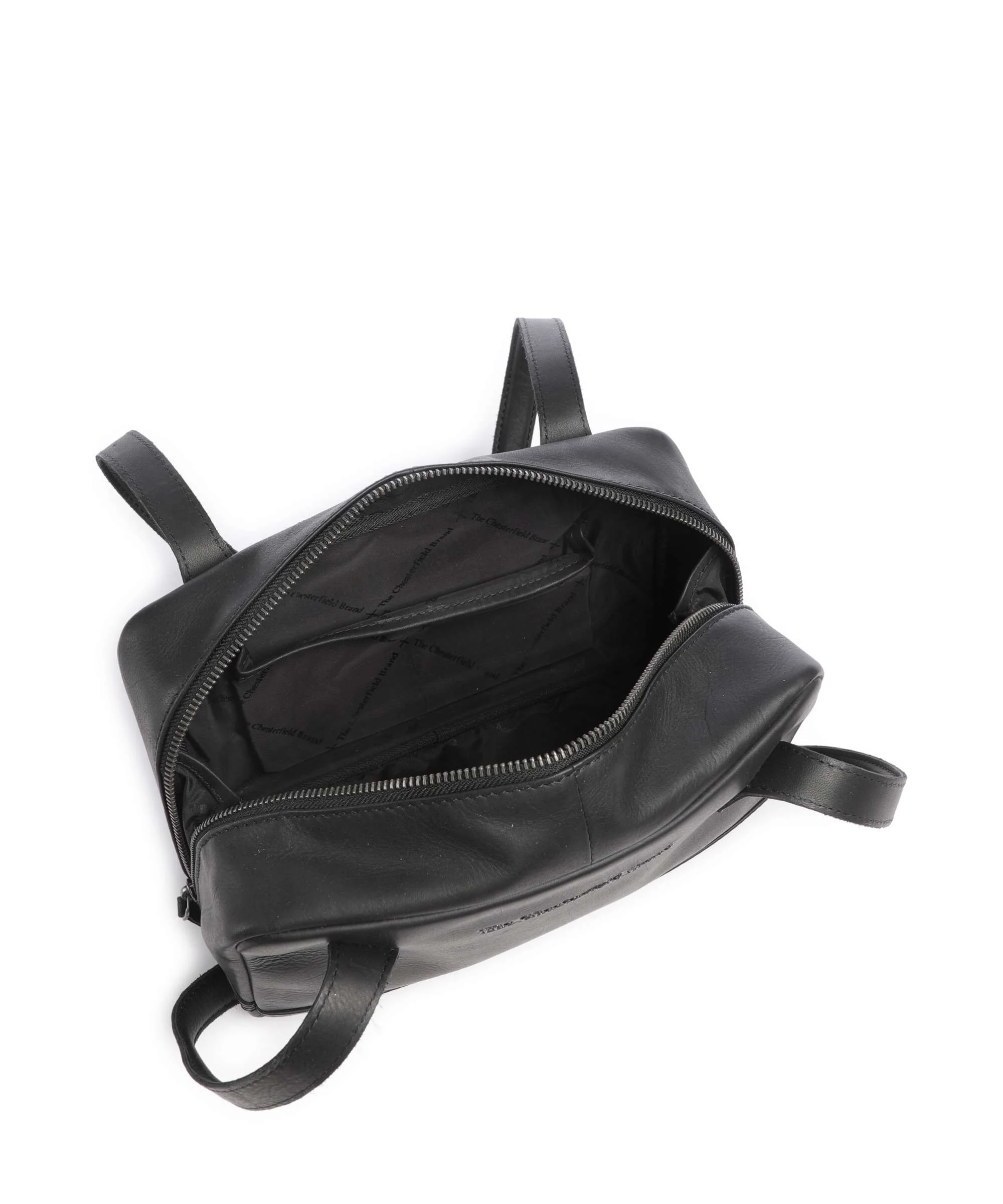 The Chesterfield Brand Wax Pull Up Cow Fenno Schoudertas black - Image 5