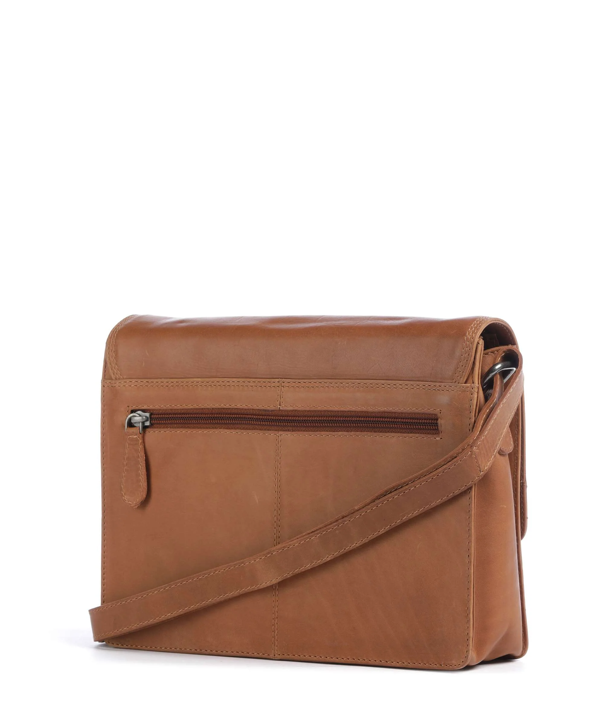 The Chesterfield Brand Wax Pull Up Cow Lunor Schoudertas cognac - Image 2