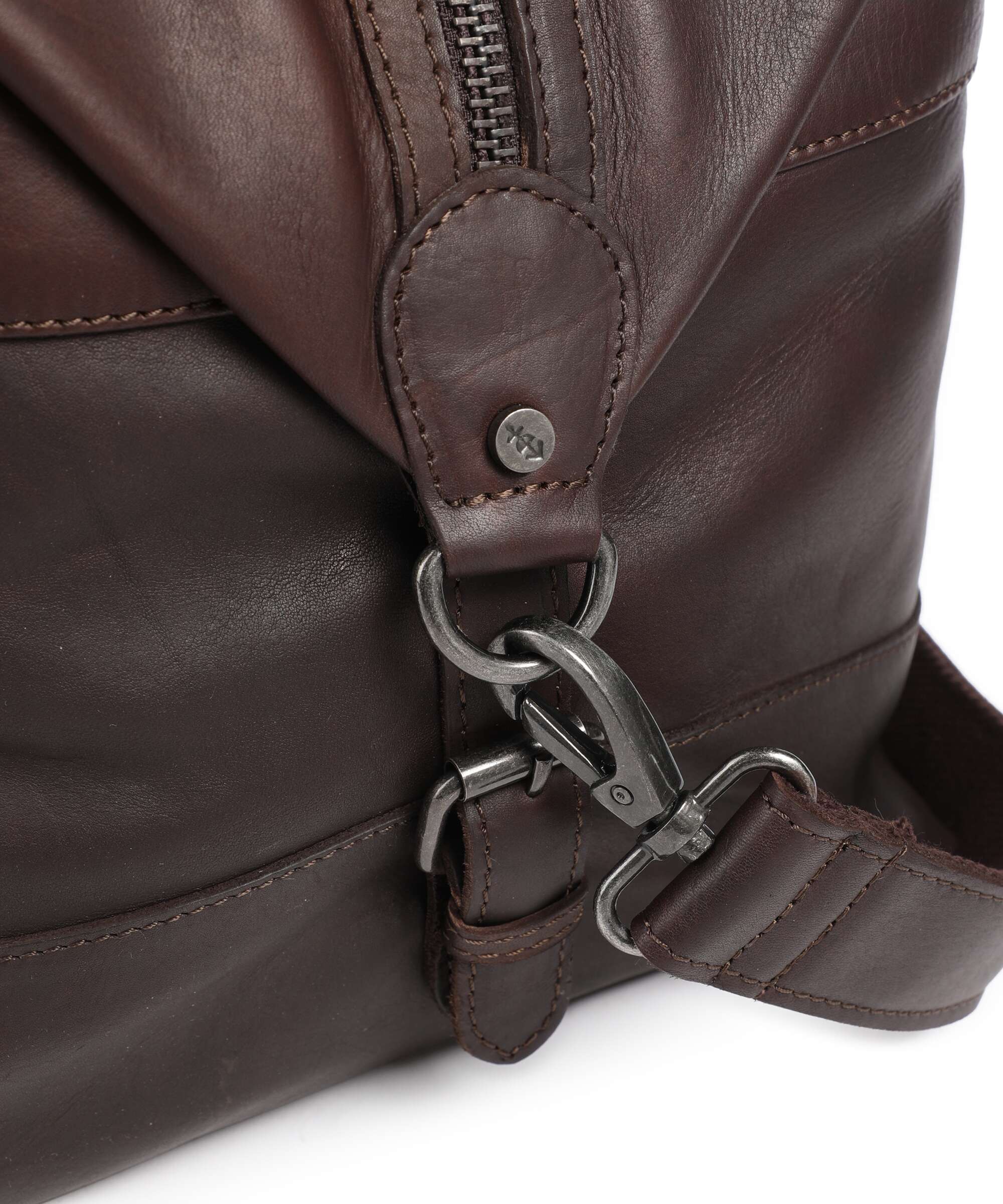 The Chesterfield Brand Wax Pull Up Cow Portsmouth 2 Weekendtas brown - Image 3