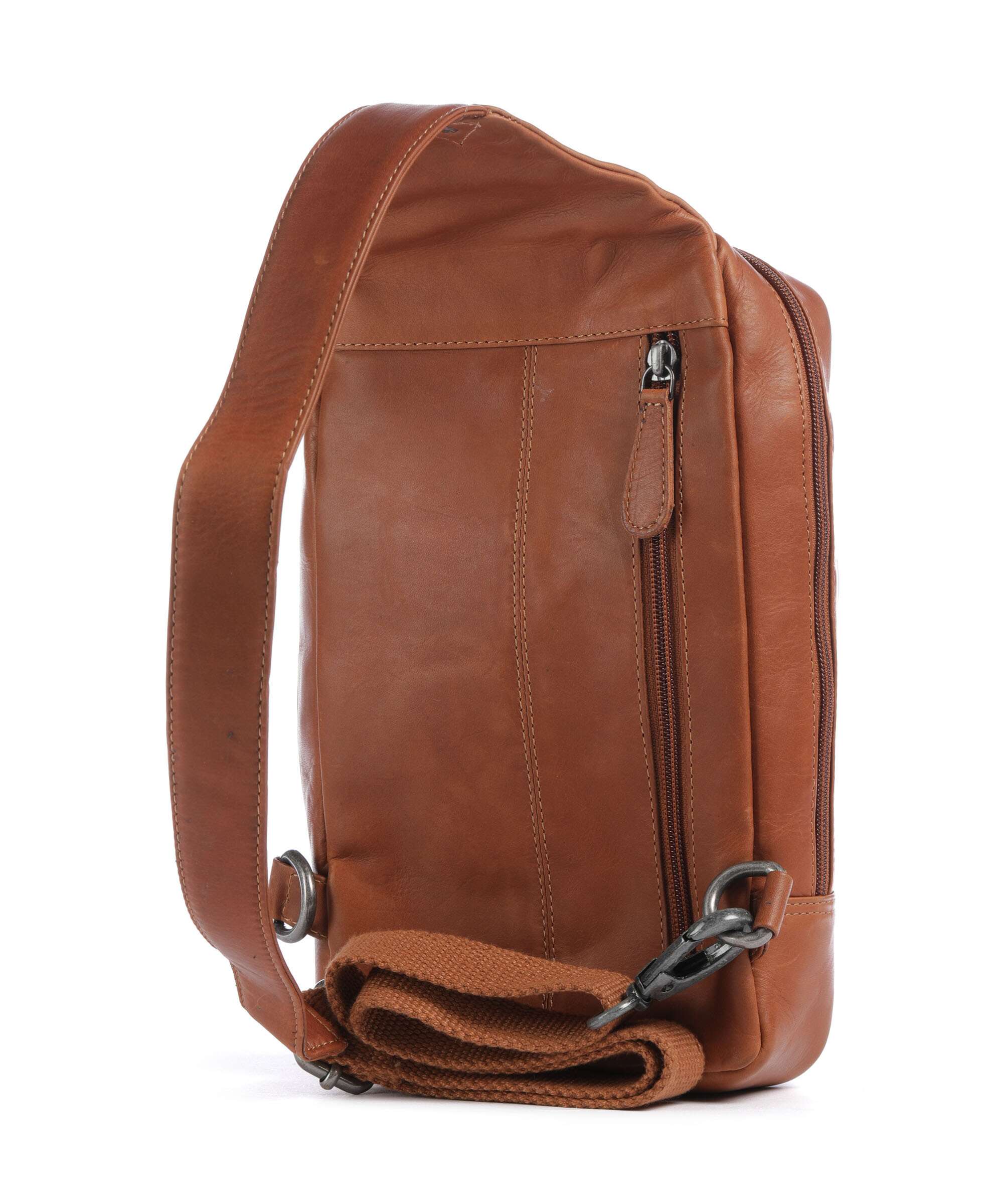 The Chesterfield Brand Wax Pull Up Cow Turelle Sling rugzak cognac - Image 2