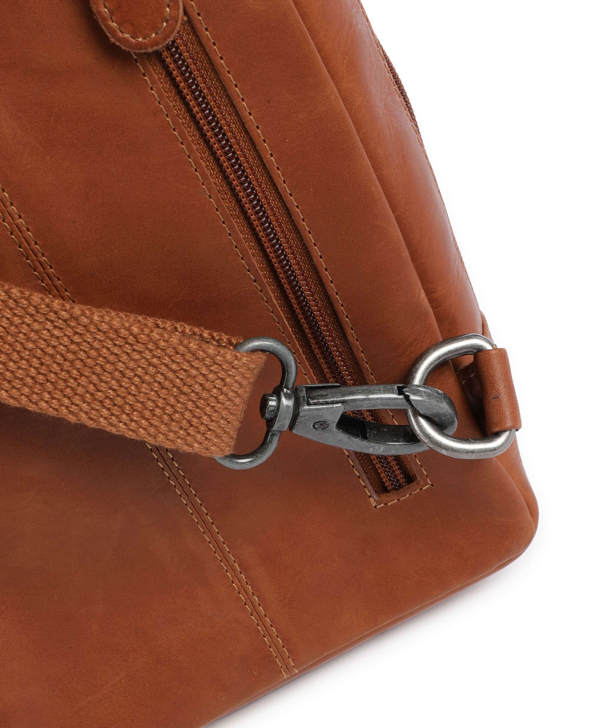 The Chesterfield Brand Wax Pull Up Cow Turelle Sling rugzak cognac - Image 4