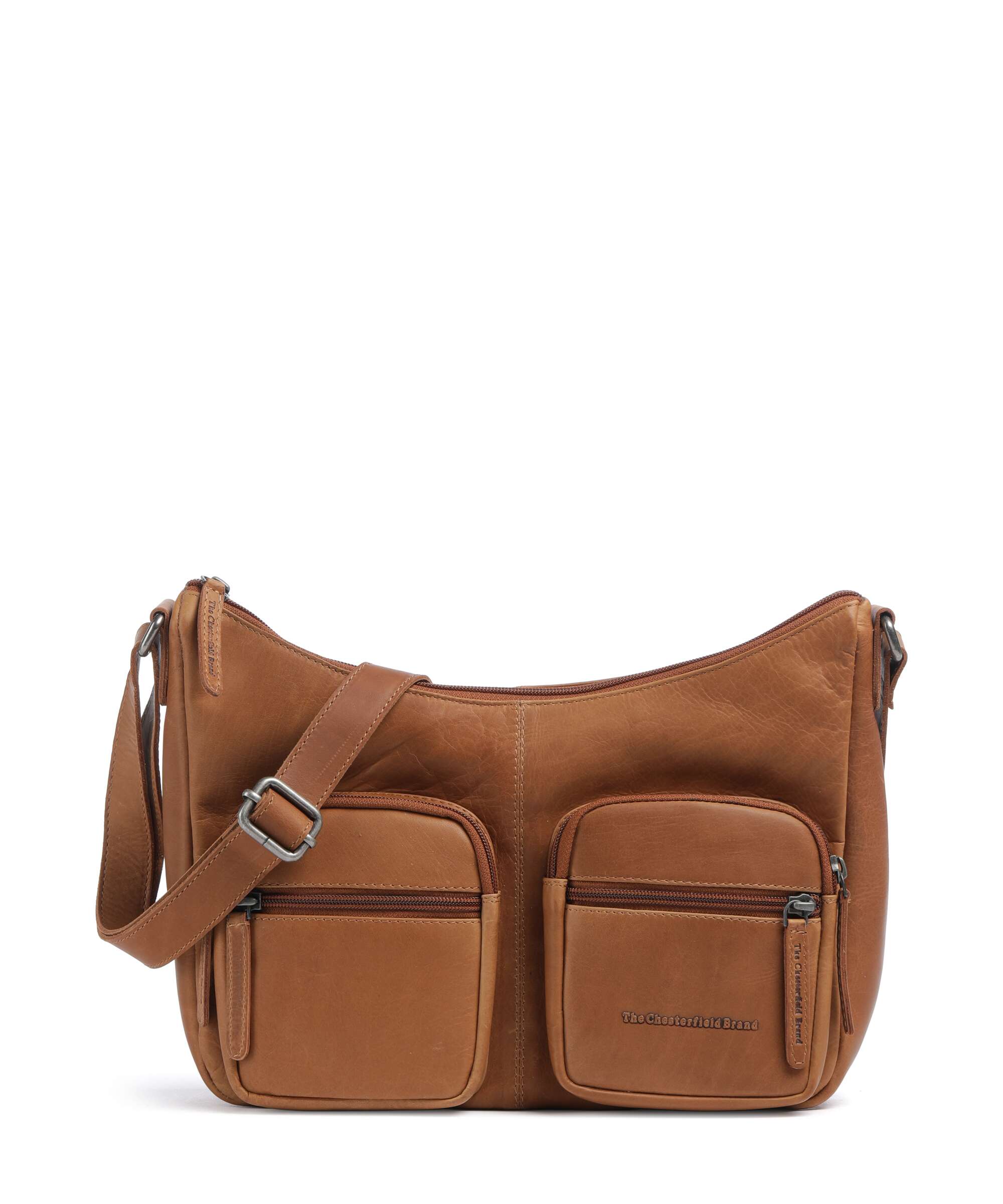 The Chesterfield Brand Wax Pull Up Cow Valenora Schoudertas cognac