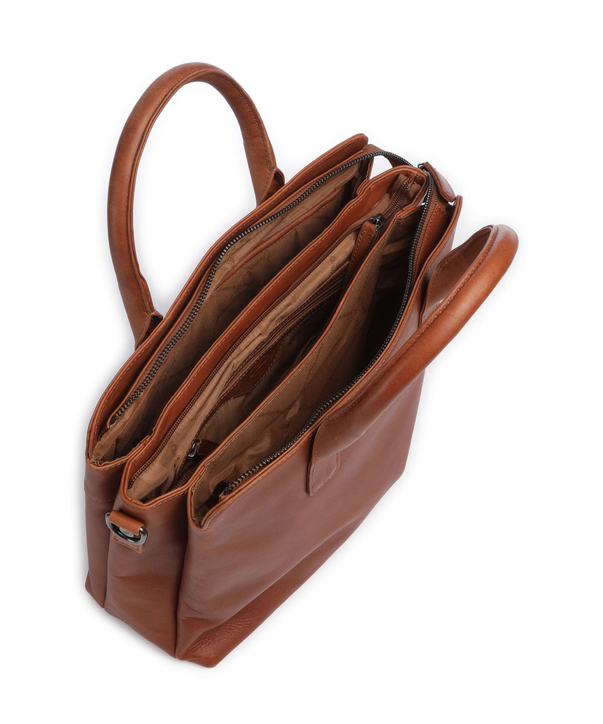The Chesterfield Brand Wax Pull Up Cow Valmonte Handtas cognac - Image 6