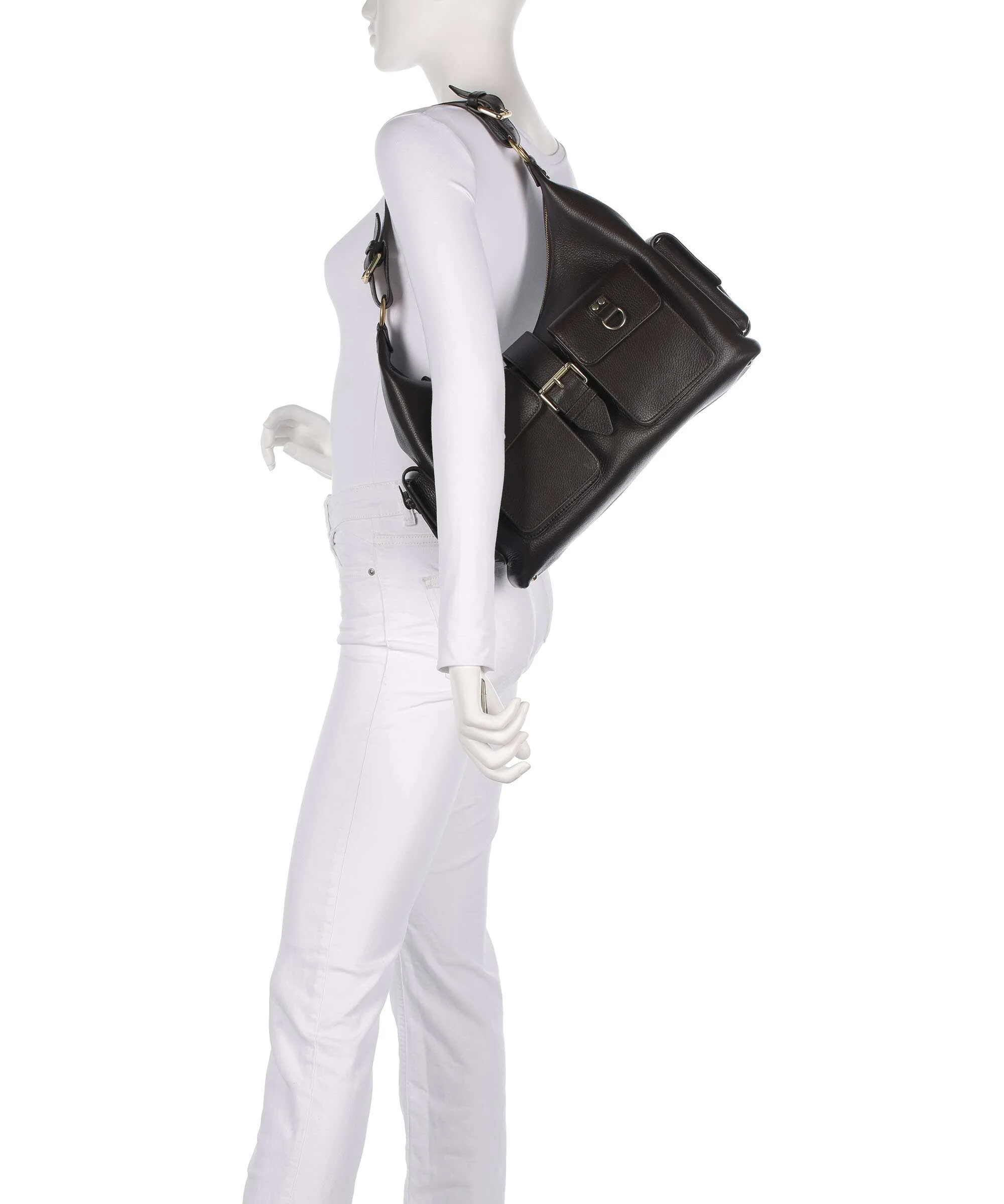 The Kooples Amelia Large Schoudertas brown - Image 3