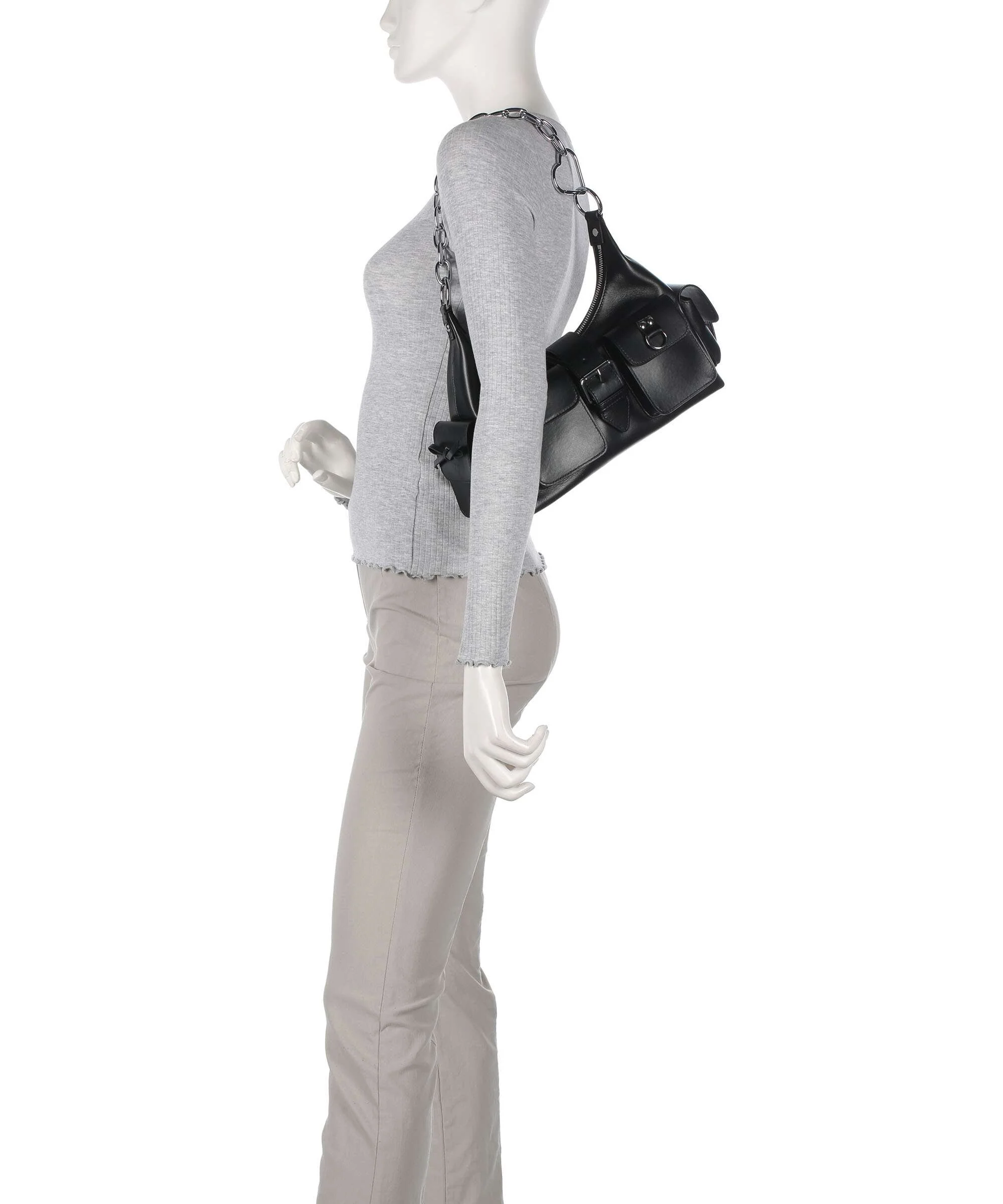 The Kooples Amelia Schoudertas black - Image 3