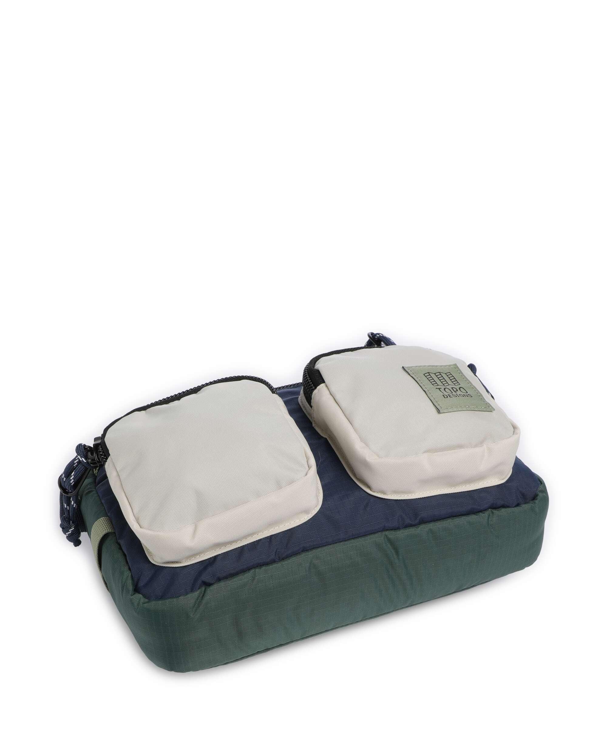 Topo Designs Block Crossbody tas forest/bone white - Image 5