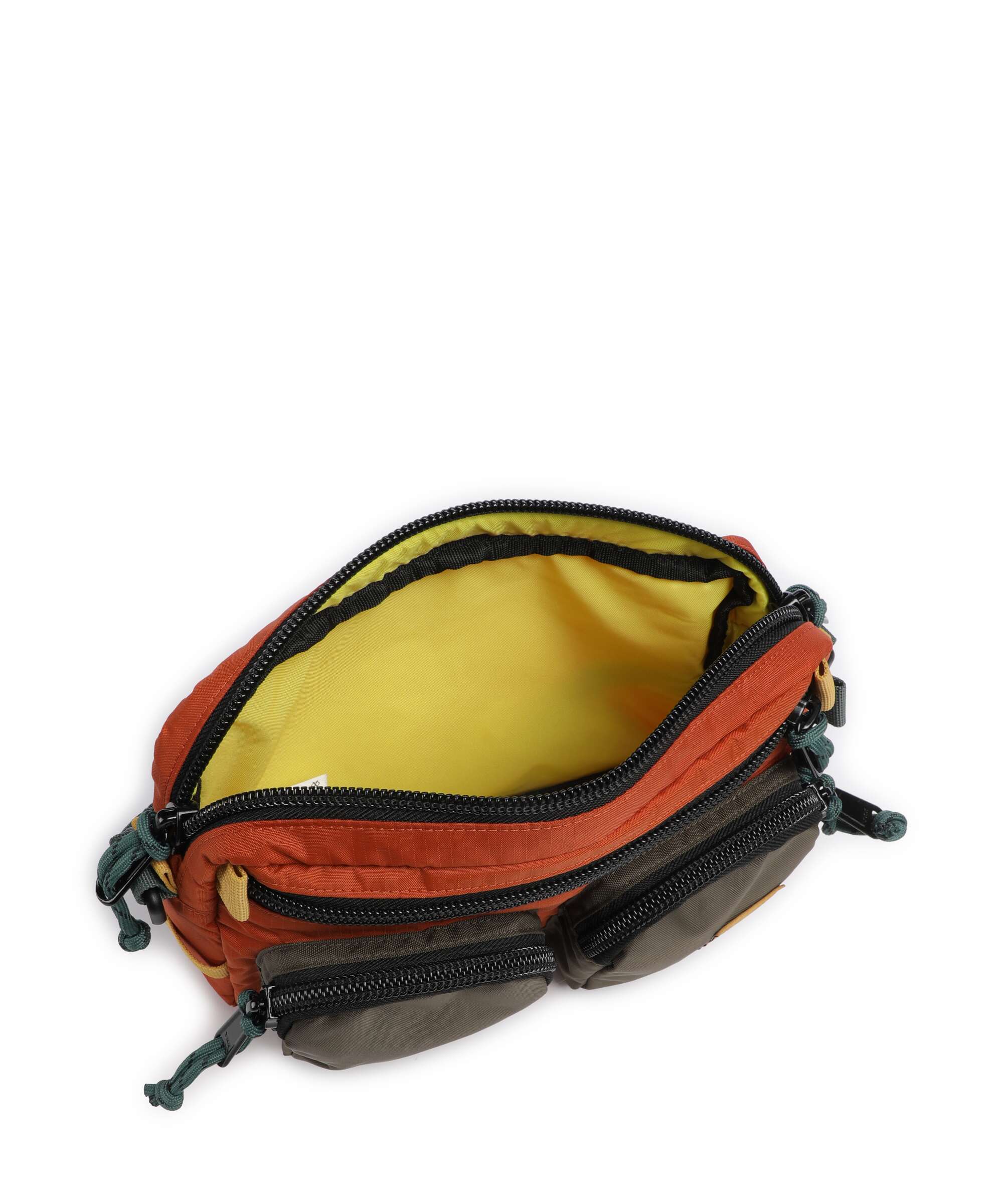 Topo Designs Block Crossbody tas woodland/terracotta - Image 6