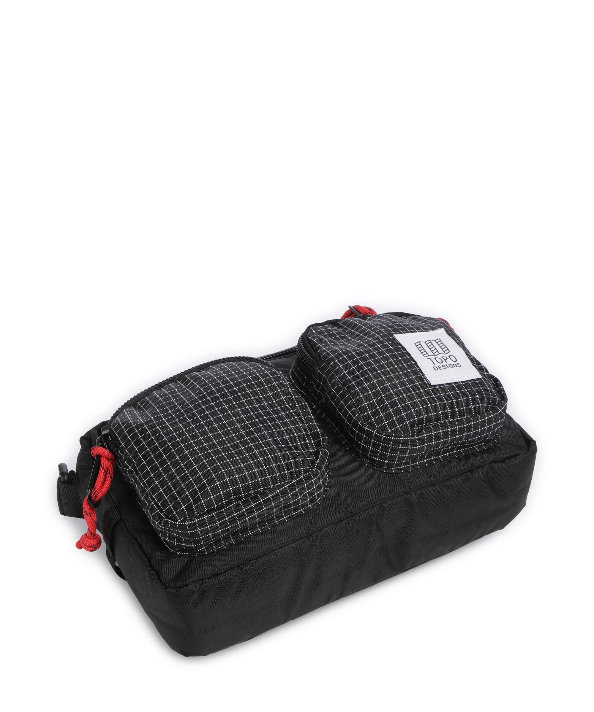 Topo Designs Block Crossbody tas black/grid - Image 5