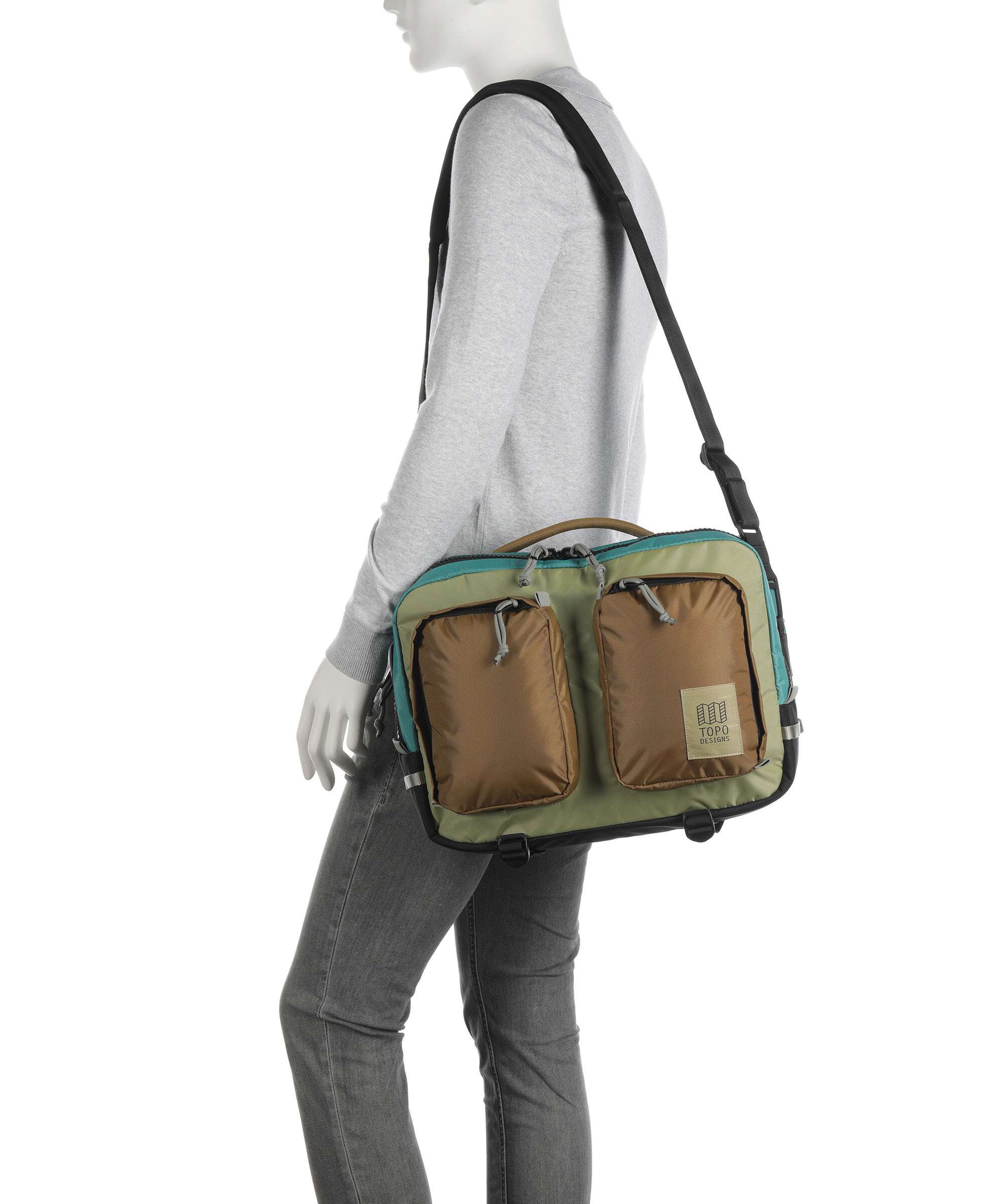 Topo Designs Global Aktetas caribbean/dark khaki - Image 4