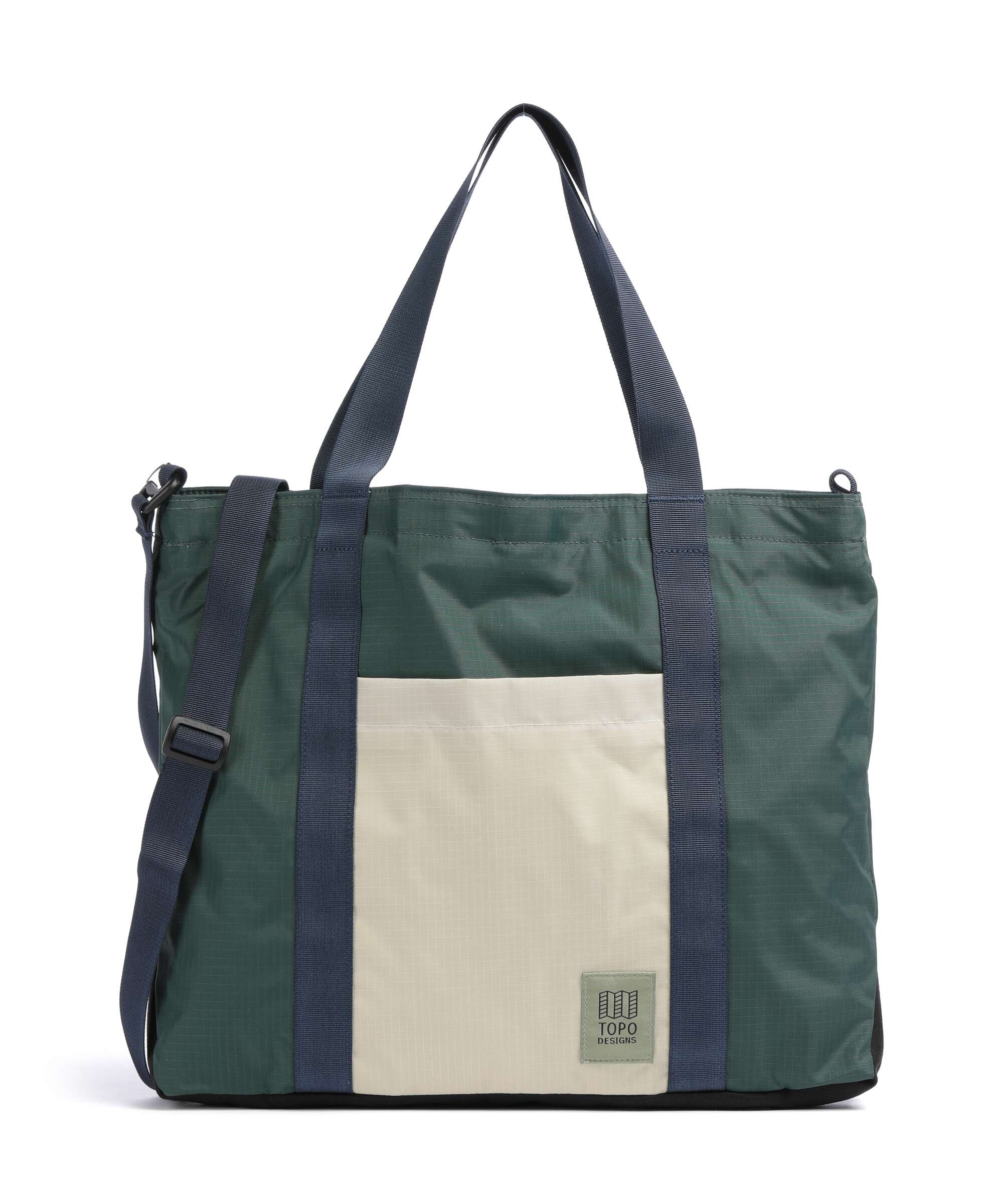 Topo Designs Mountain Essential Boodschappentas forest/bone white