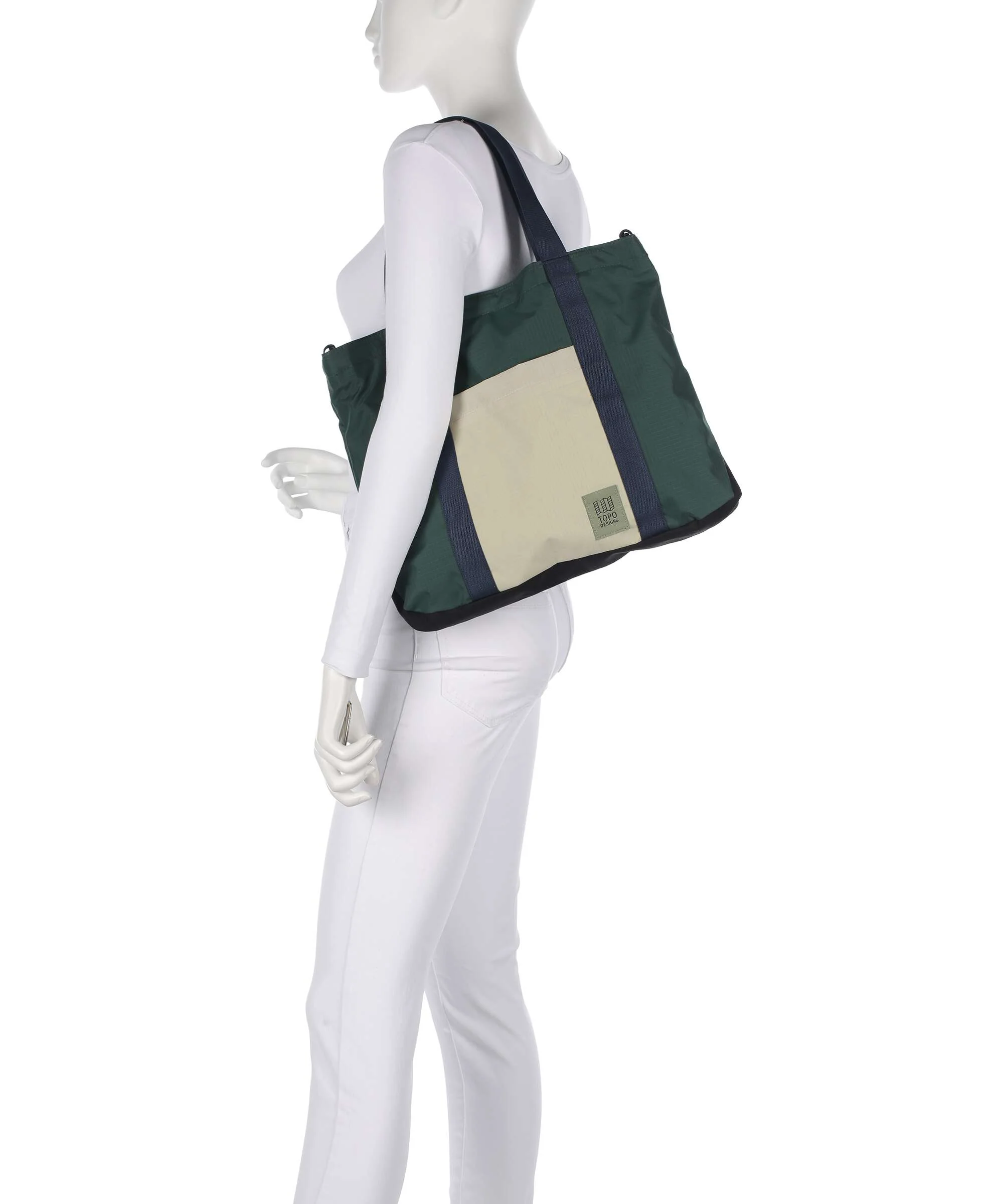 Topo Designs Mountain Essential Boodschappentas forest/bone white - Image 3
