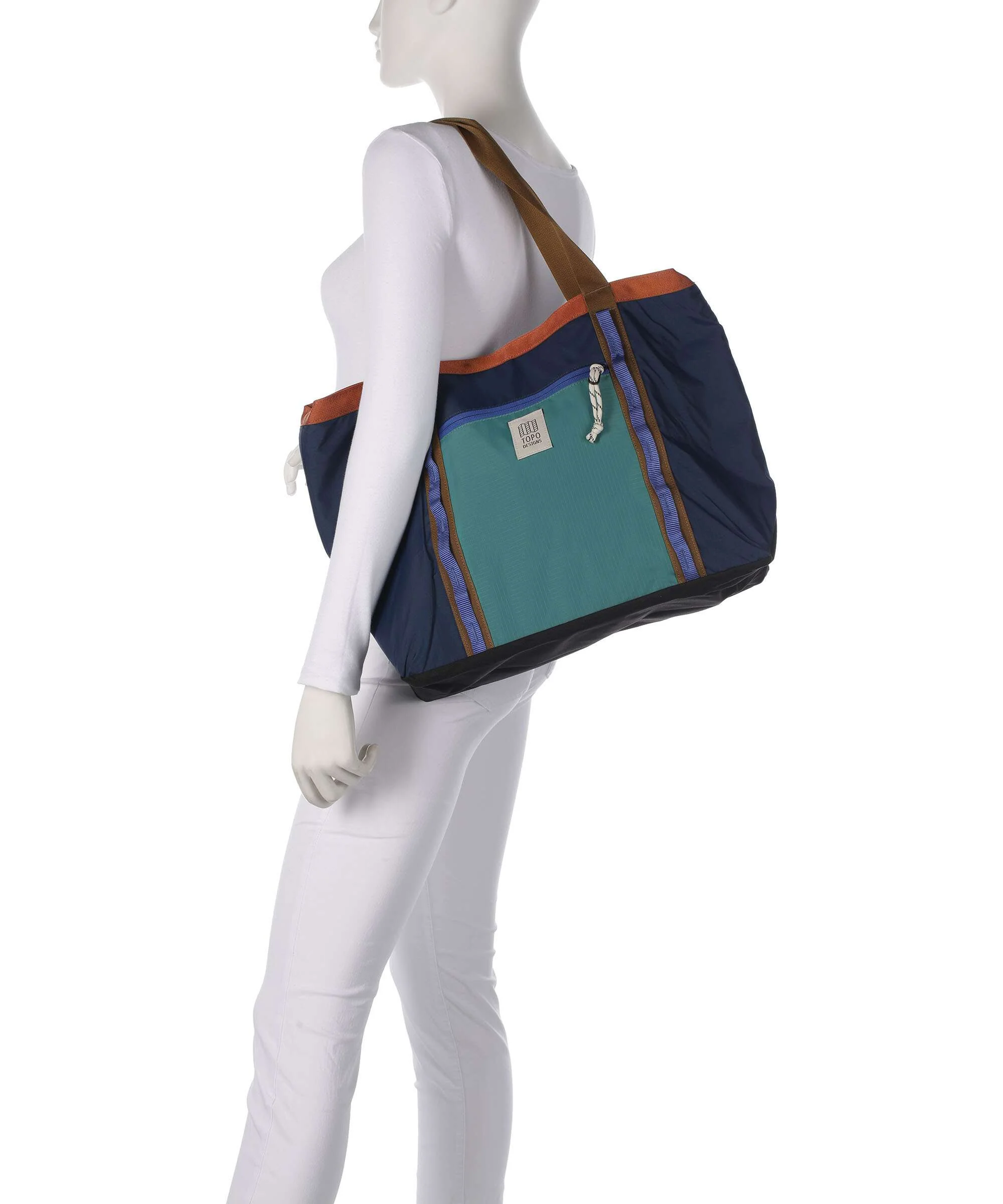 Topo Designs Mountain Utility Hobo tas midnight/caribbean - Image 3