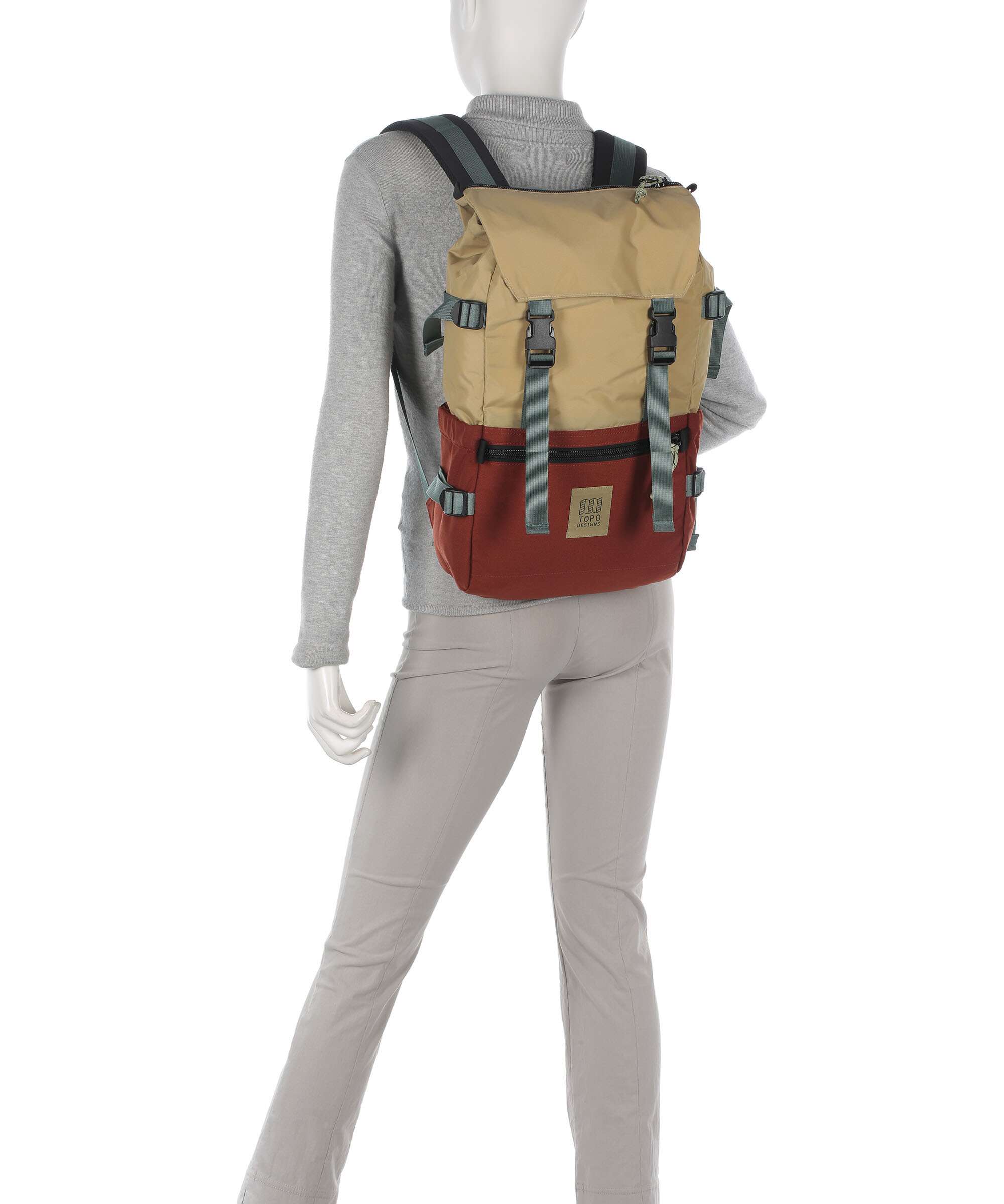 Topo Designs Rover Classic Rugzak sahara/fire brick - Image 3