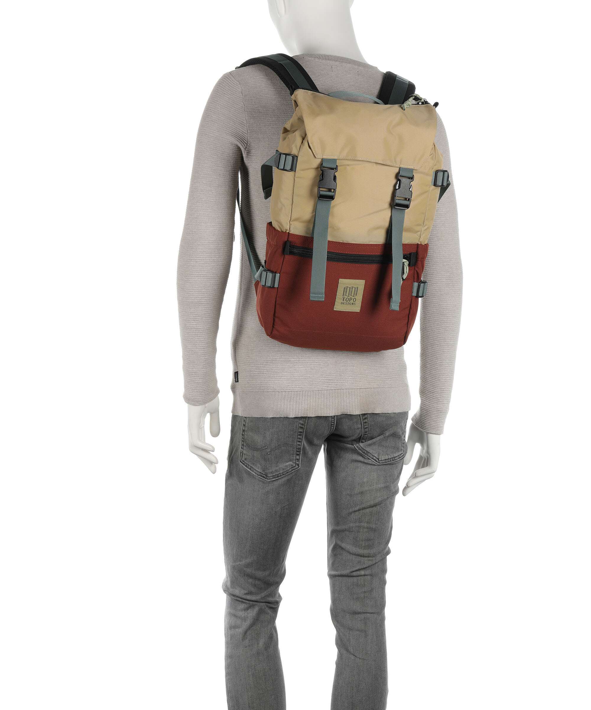 Topo Designs Rover Classic Rugzak sahara/fire brick - Image 4