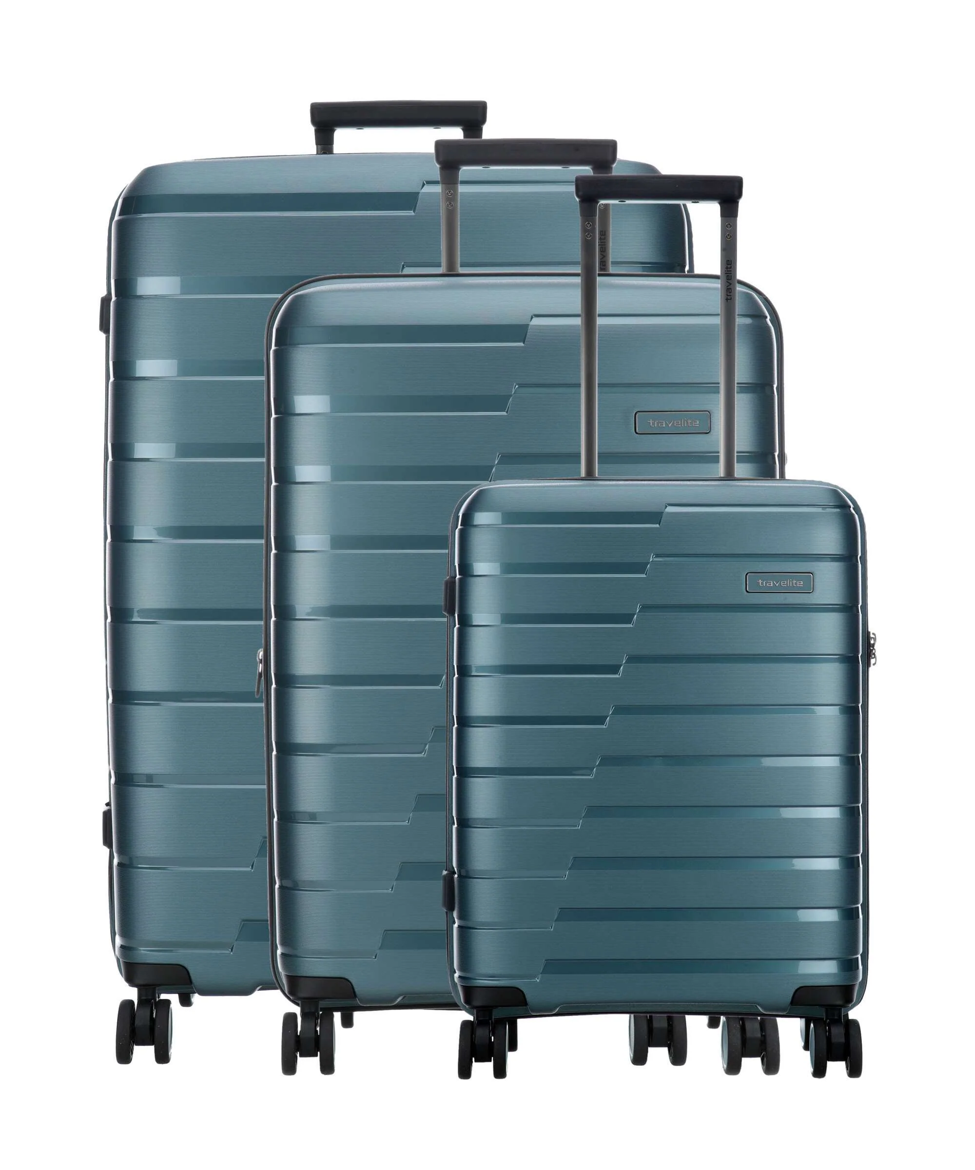 Travelite Air Base Kofferset (4 wielen) eisblau