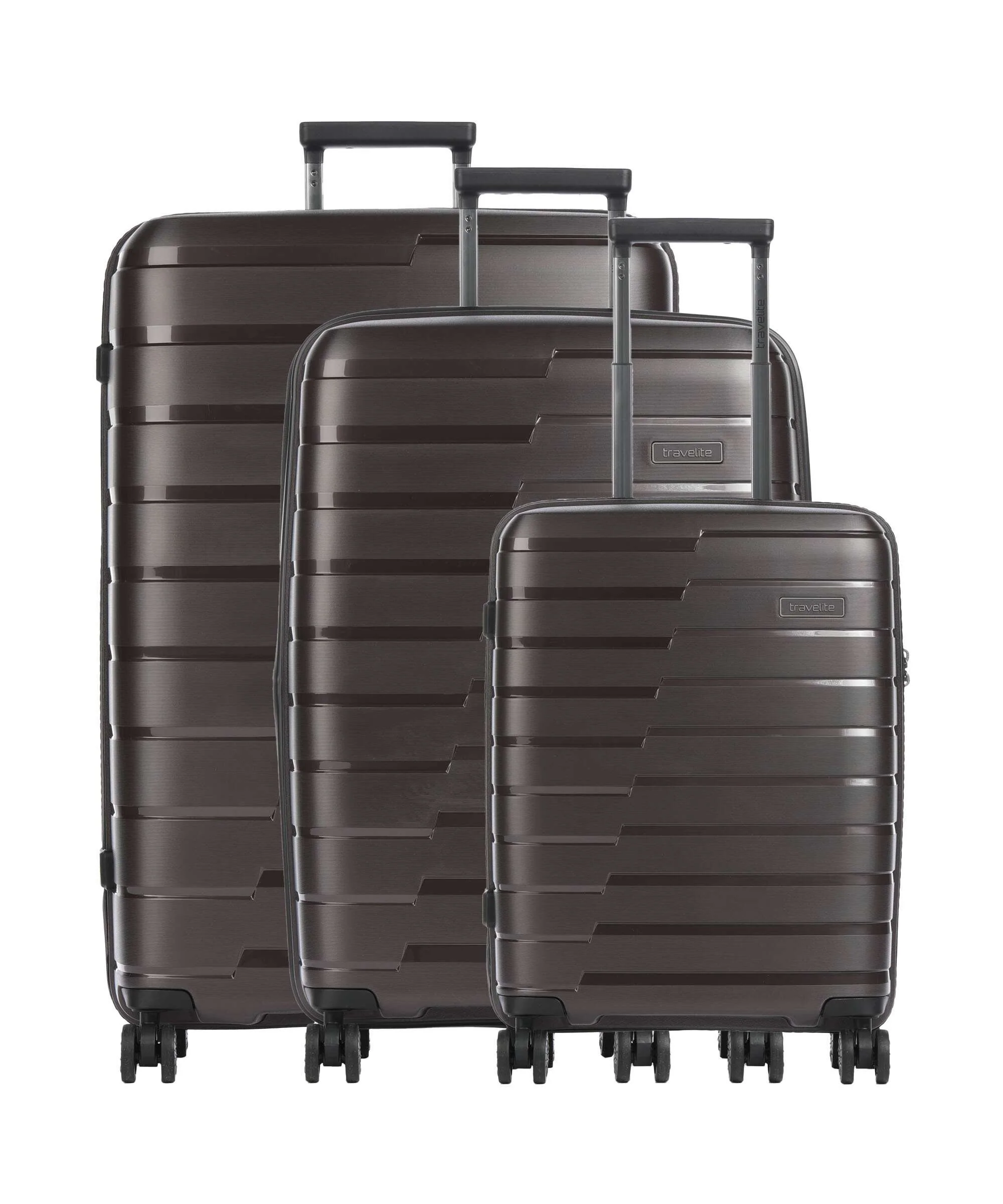 Travelite Air Base Kofferset (4 wielen) coffee