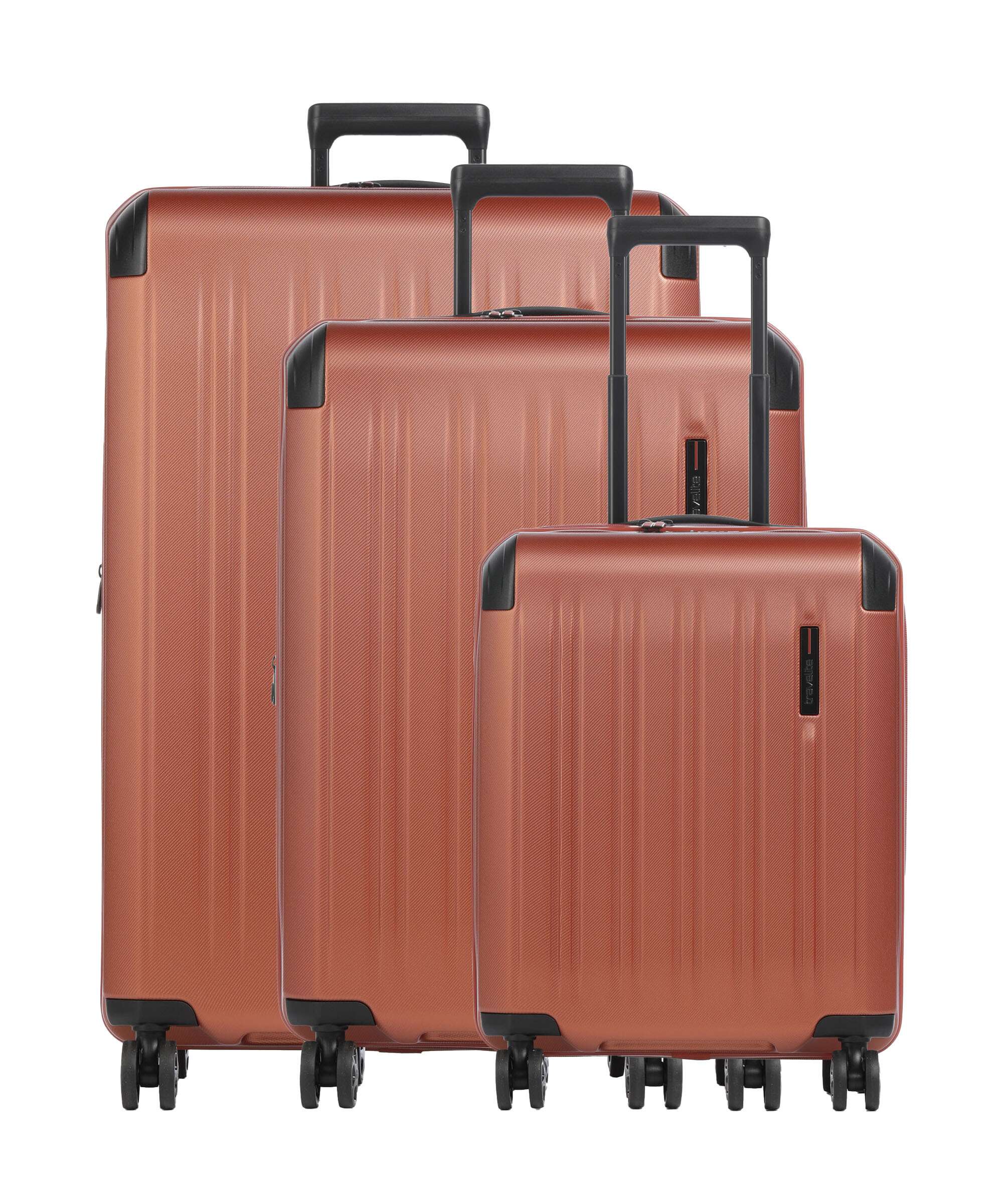Travelite Dynamiic Kofferset (4 wielen) kupfer