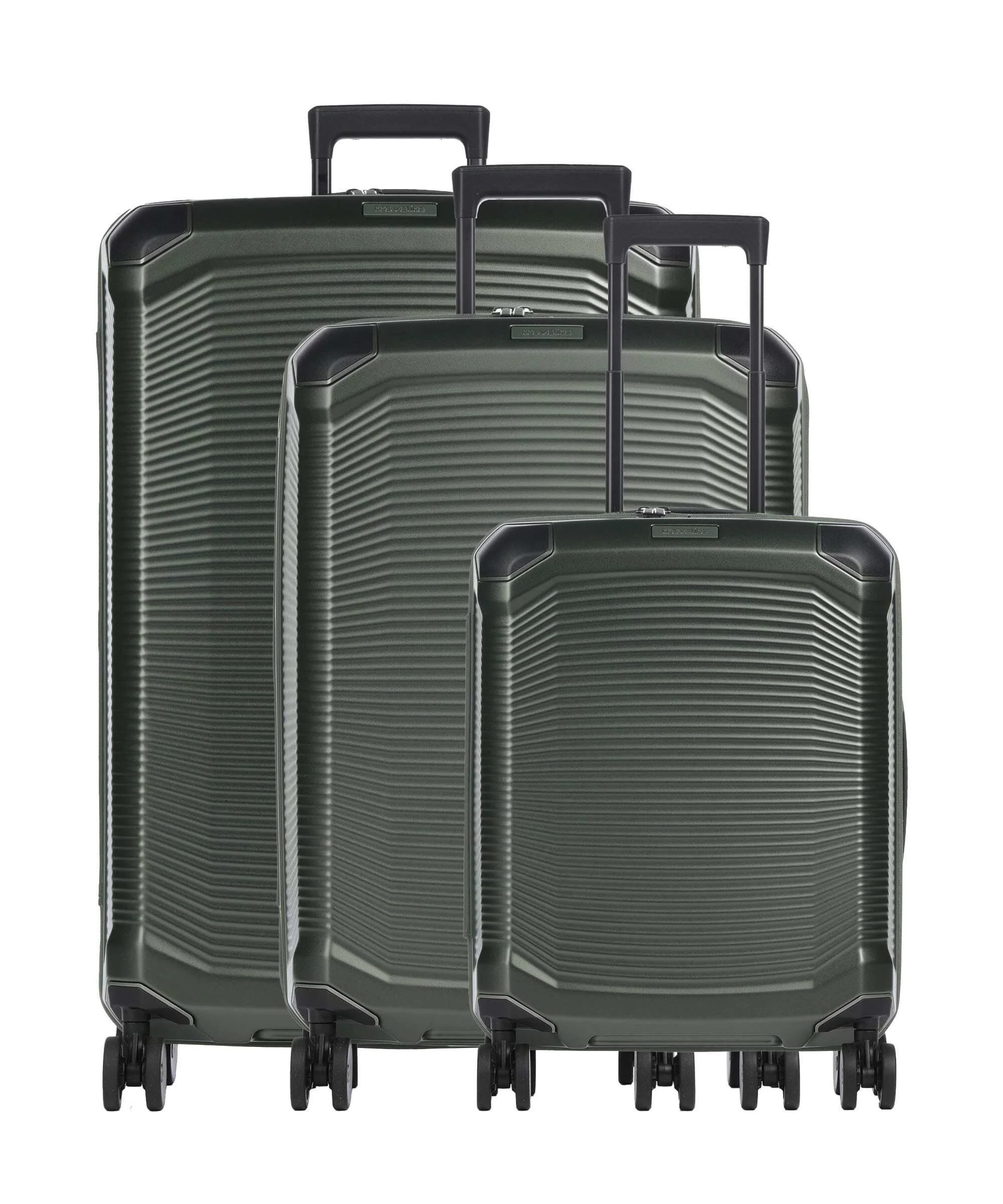 Travelite Millenium Kofferset (4 wielen) pine green