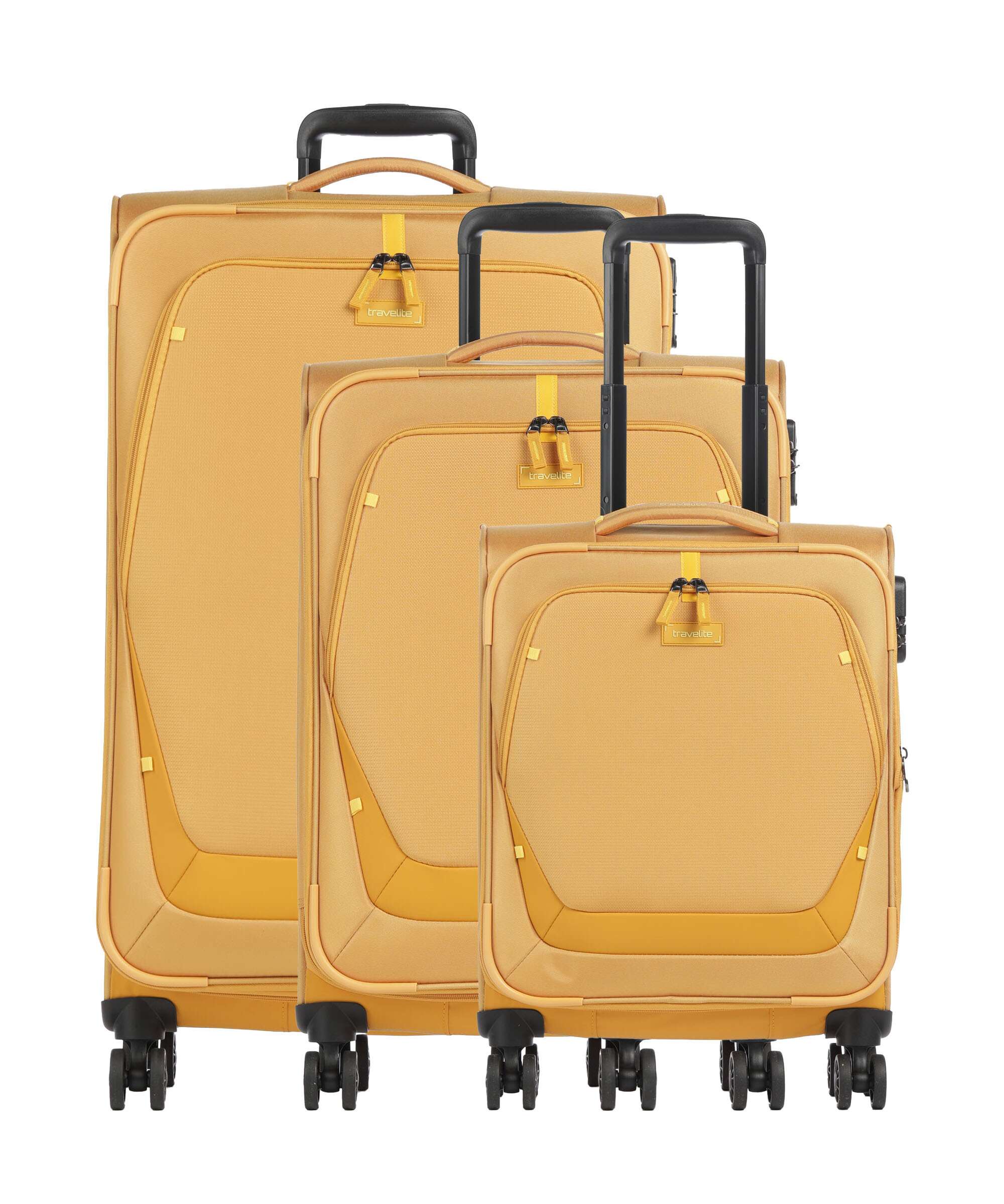 Travelite Umbria Kofferset (4 wielen) golden glow