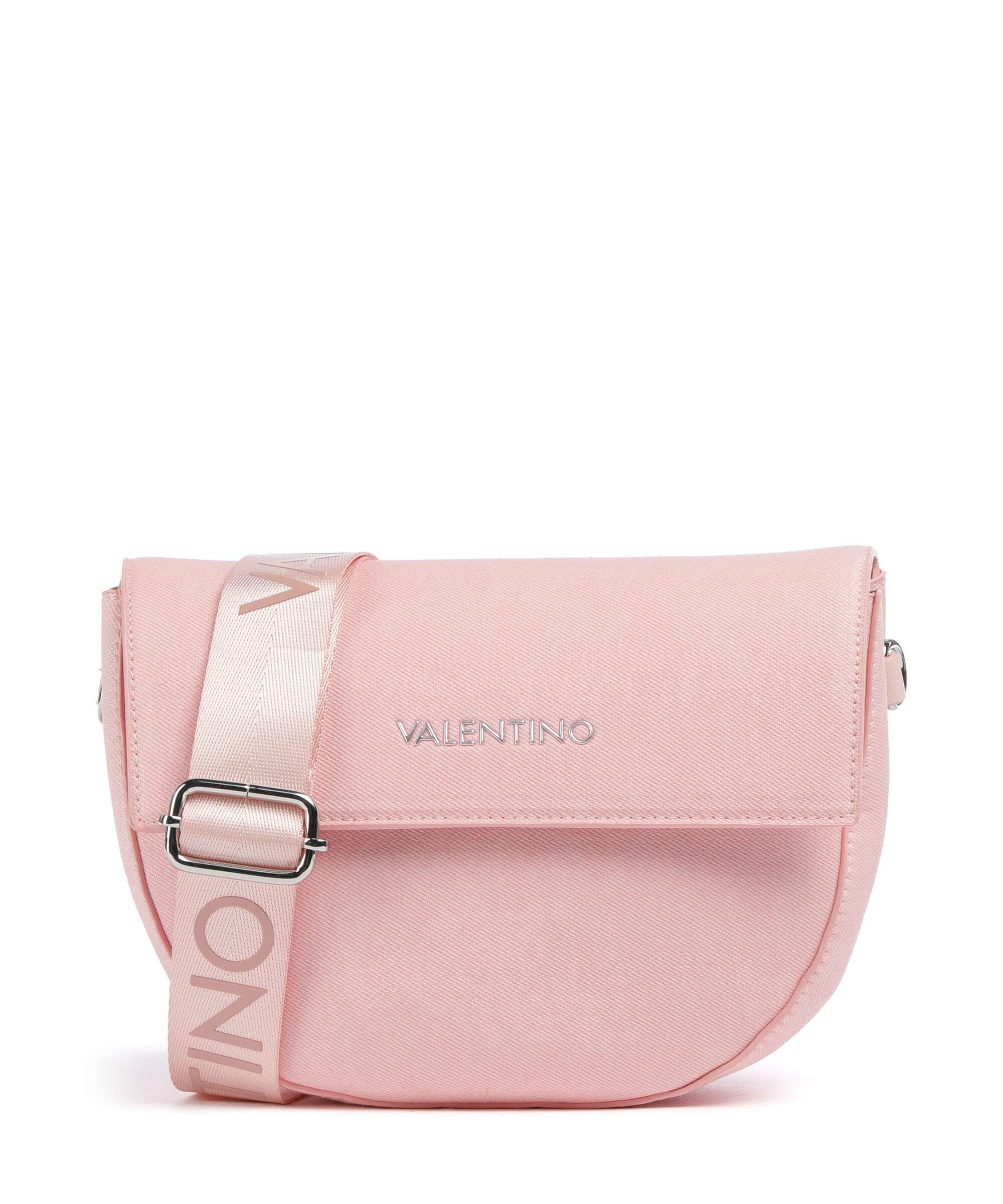 Valentino Bags Bigs Denim Crossbody tas rosa