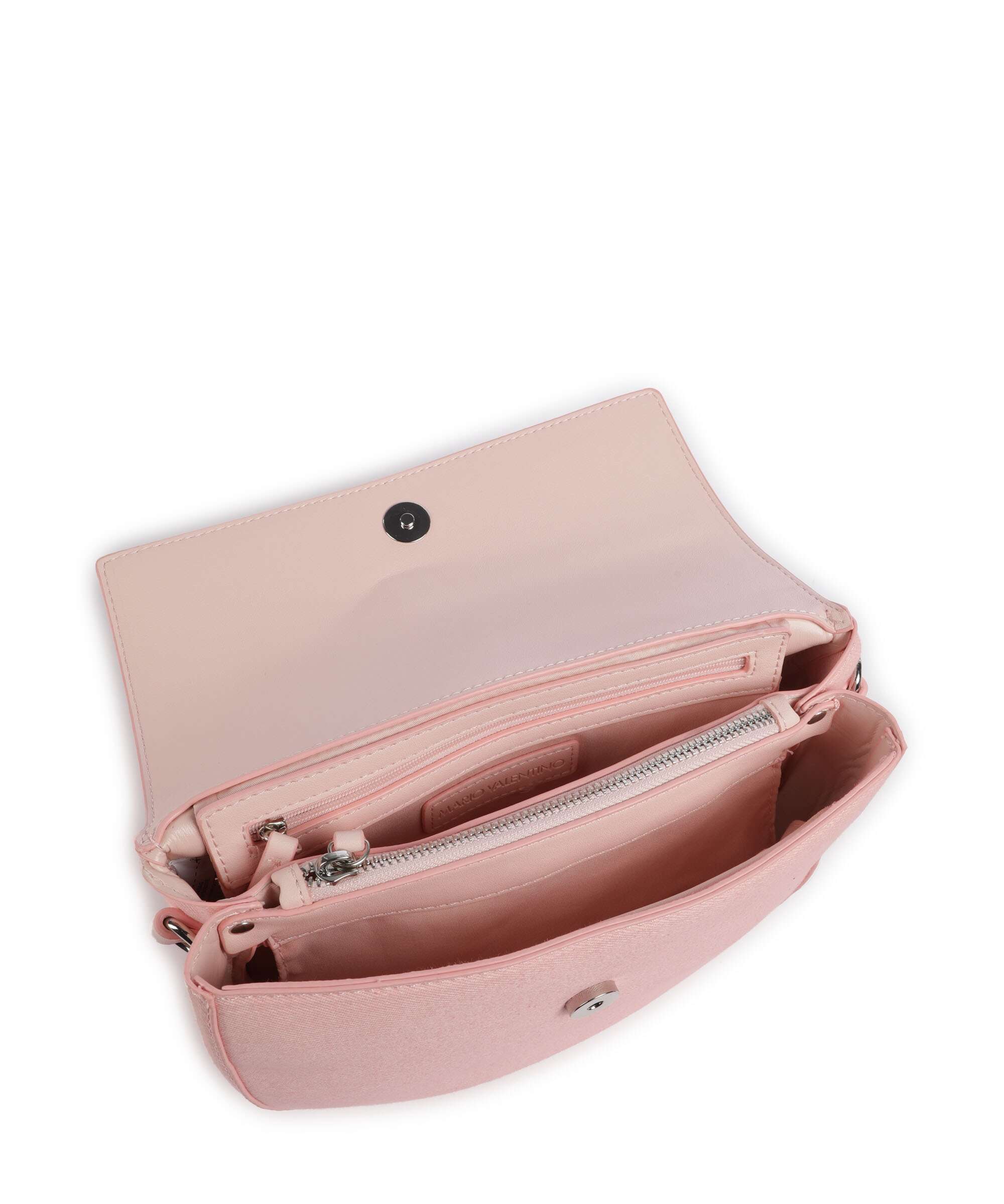 Valentino Bags Bigs Denim Crossbody tas rosa - Image 5