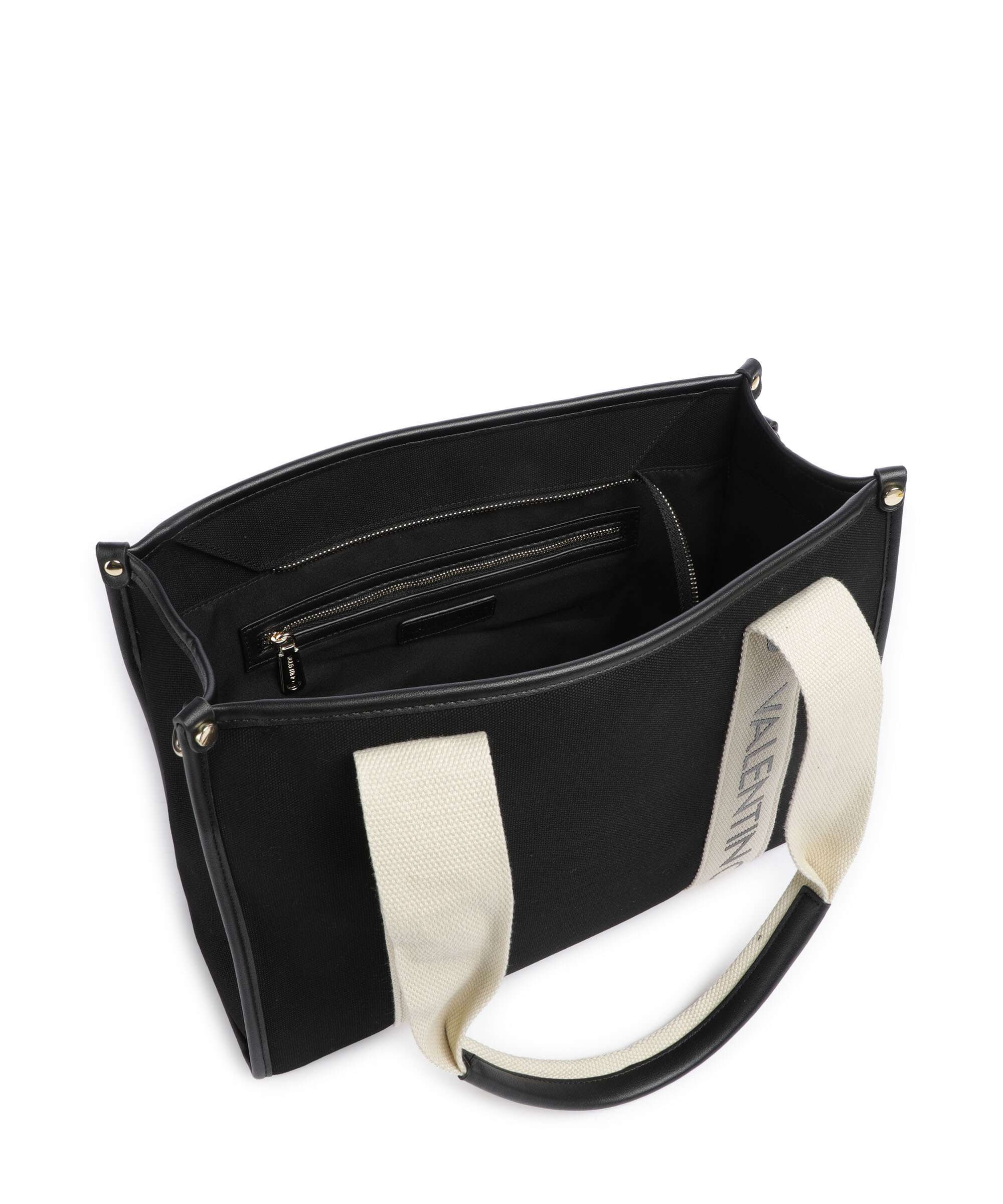 Valentino Bags Candle Boodschappentas nero/natur - Image 5