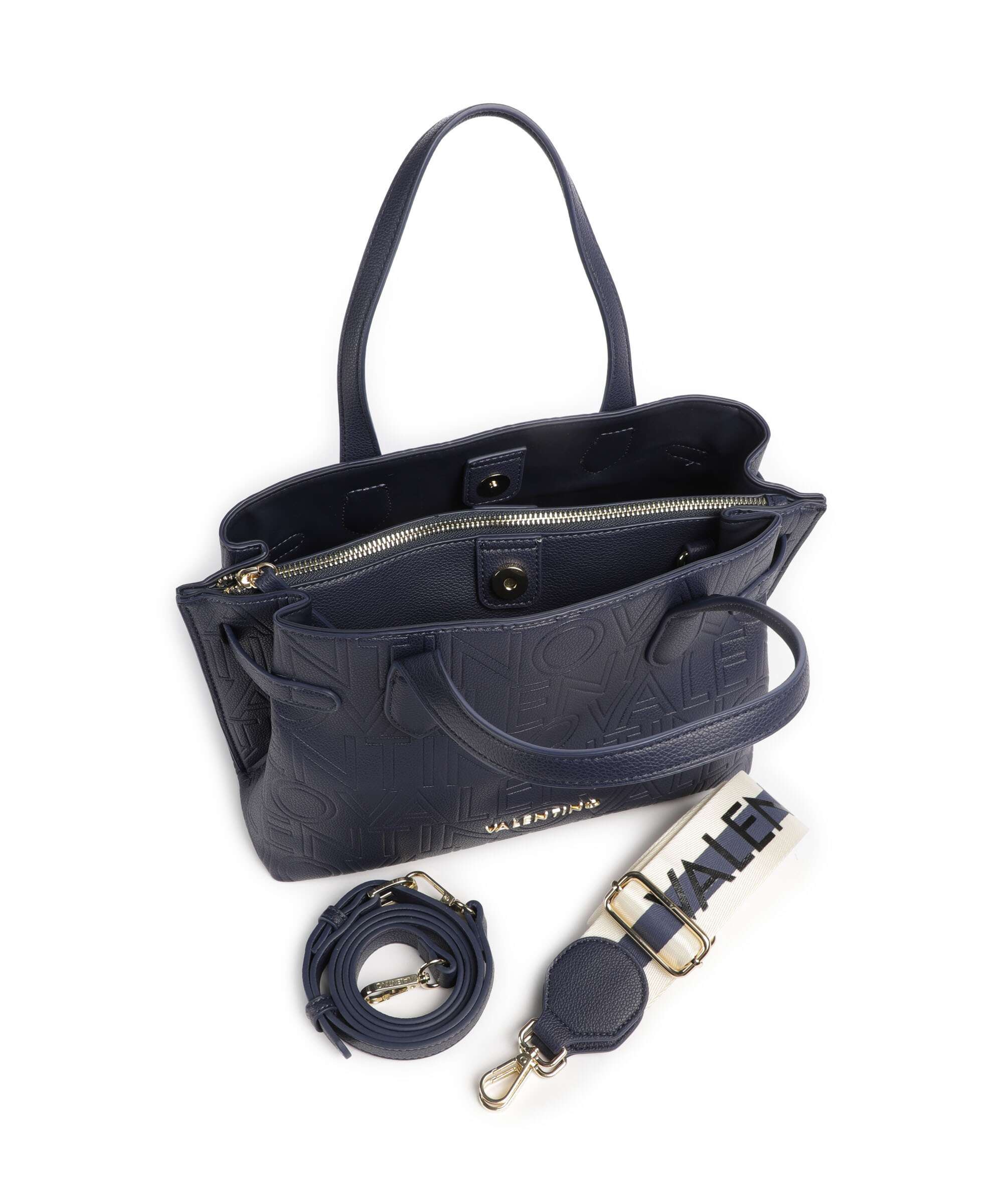 Valentino Bags Pansy Handtas blu - Image 4