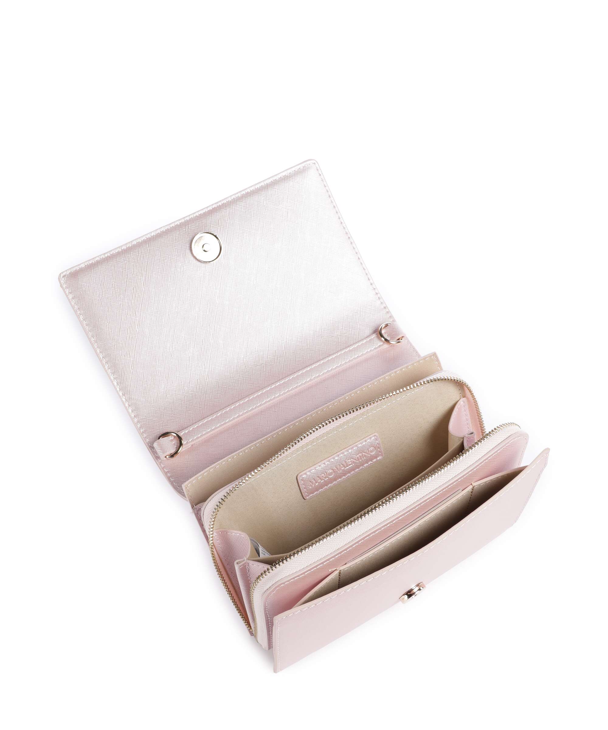 Valentino Bags Portemonnee rosa metallizzato - Image 4